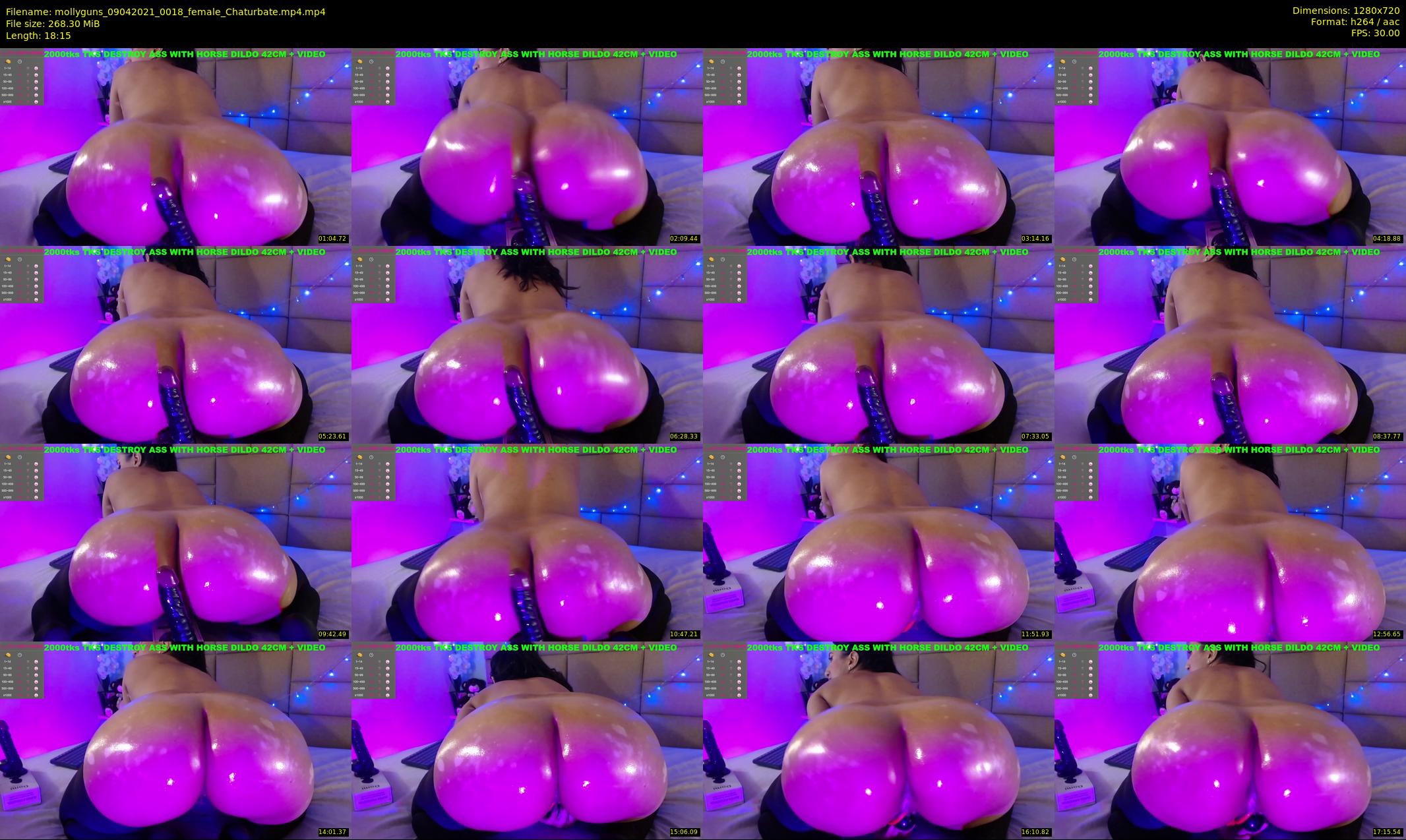 mollyguns — 19 minute Chaturbate female cam show recording, 720p, Apr 9, 2021