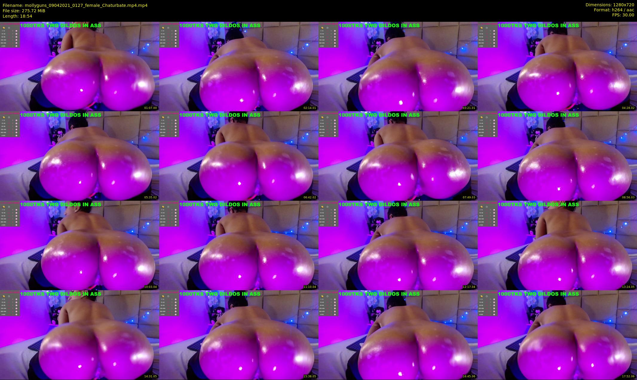 mollyguns — 19 minute Chaturbate female cam show recording, 720p, Apr 9, 2021