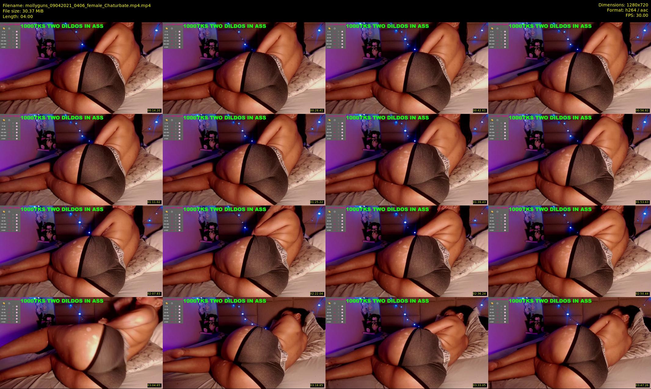 mollyguns — 4 minute Chaturbate female cam show recording, 720p, Apr 9, 2021
