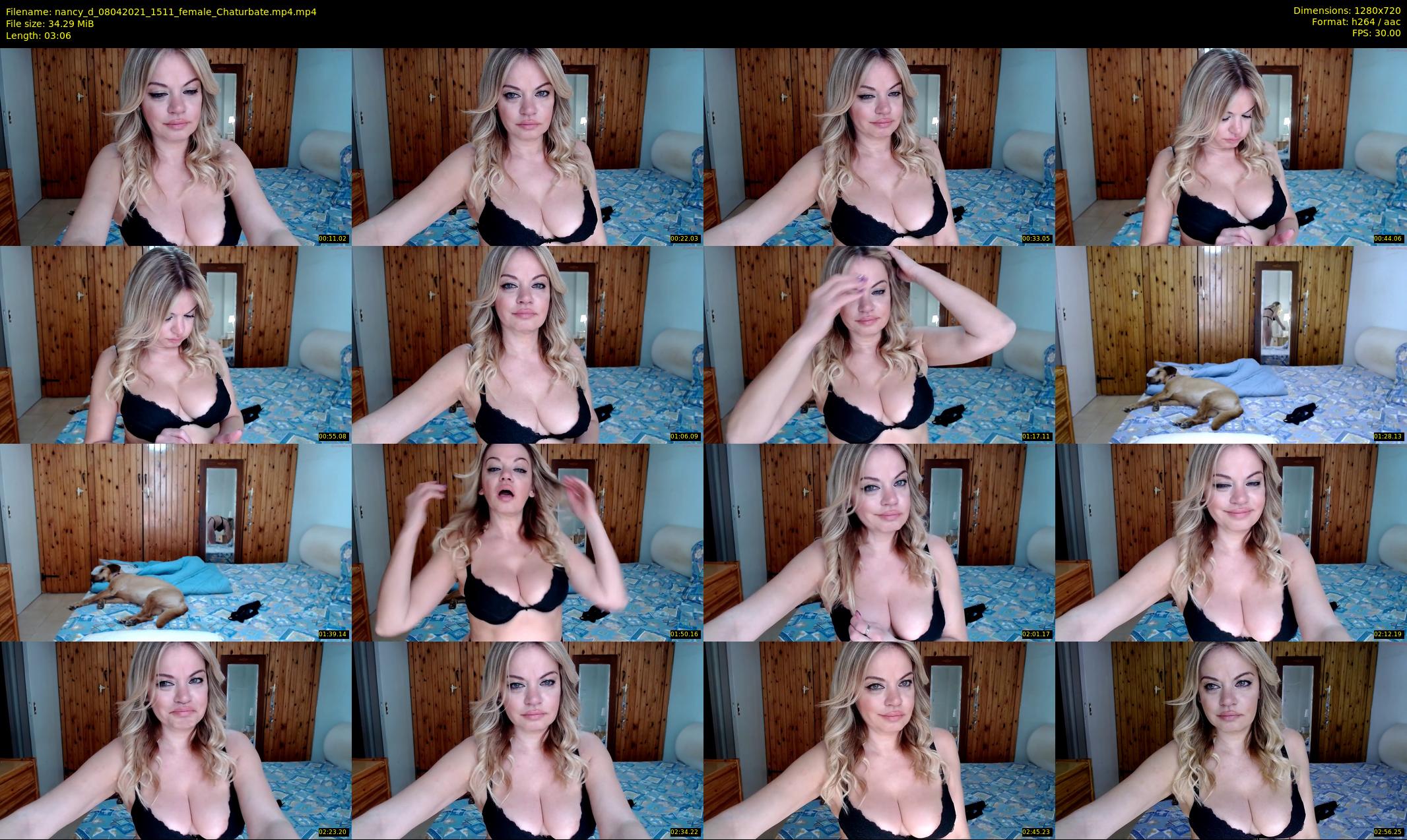 nancy_d — 4 minute Chaturbate female cam show recording, 720p, Apr 8, 2021