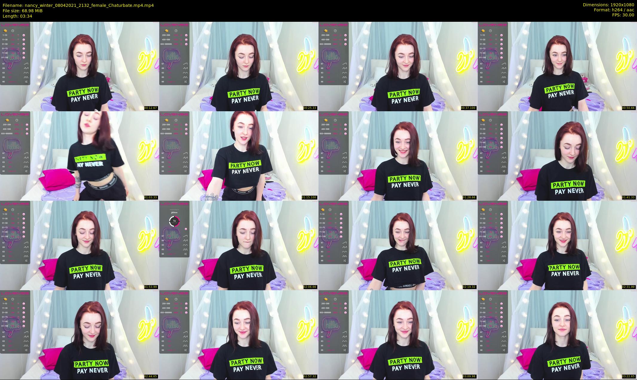 nancy_winter — 4 minute Chaturbate female cam show recording, 1080p, Apr 8, 2021