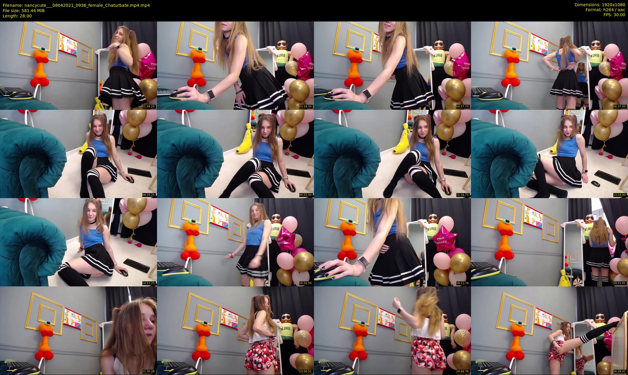 nancycute__ — 28 minute Chaturbate female cam show recording, 1080p, Apr 8, 2021