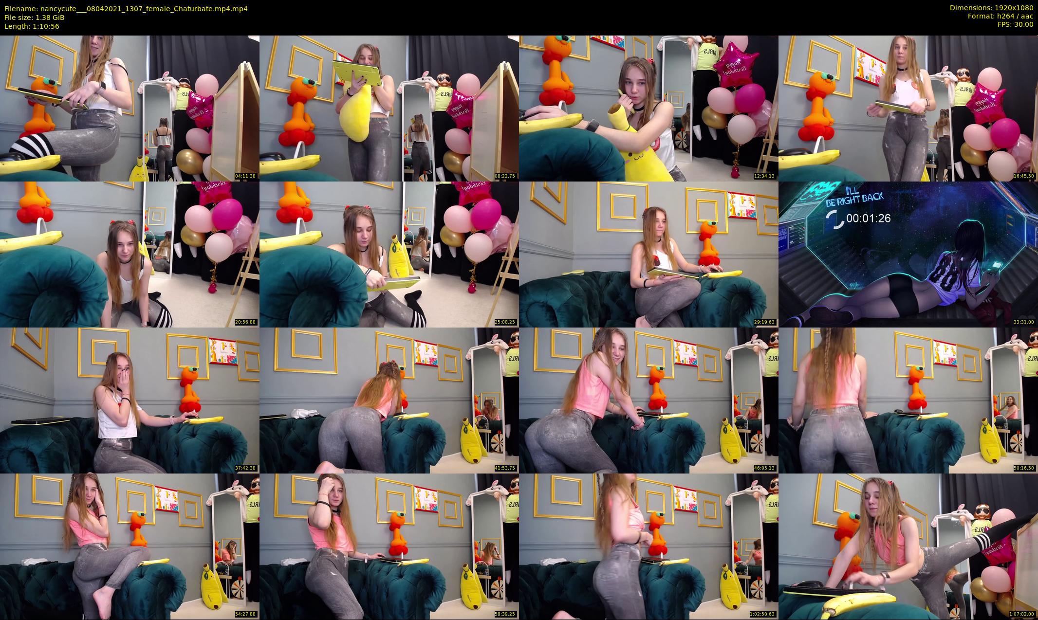 nancycute__ — 71 minute Chaturbate female cam show recording, 1080p, Apr 8, 2021
