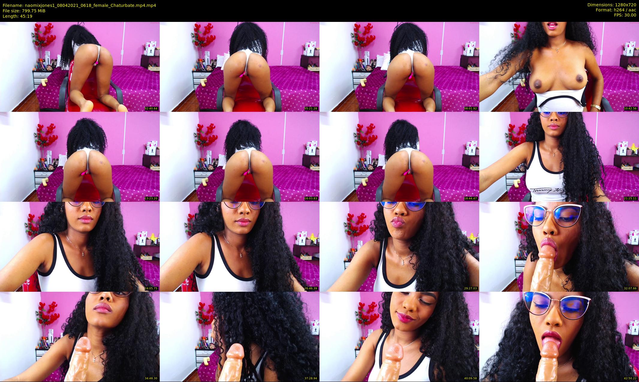 naomixjones1 — 46 minute Chaturbate female cam show recording, 720p, Apr 8, 2021