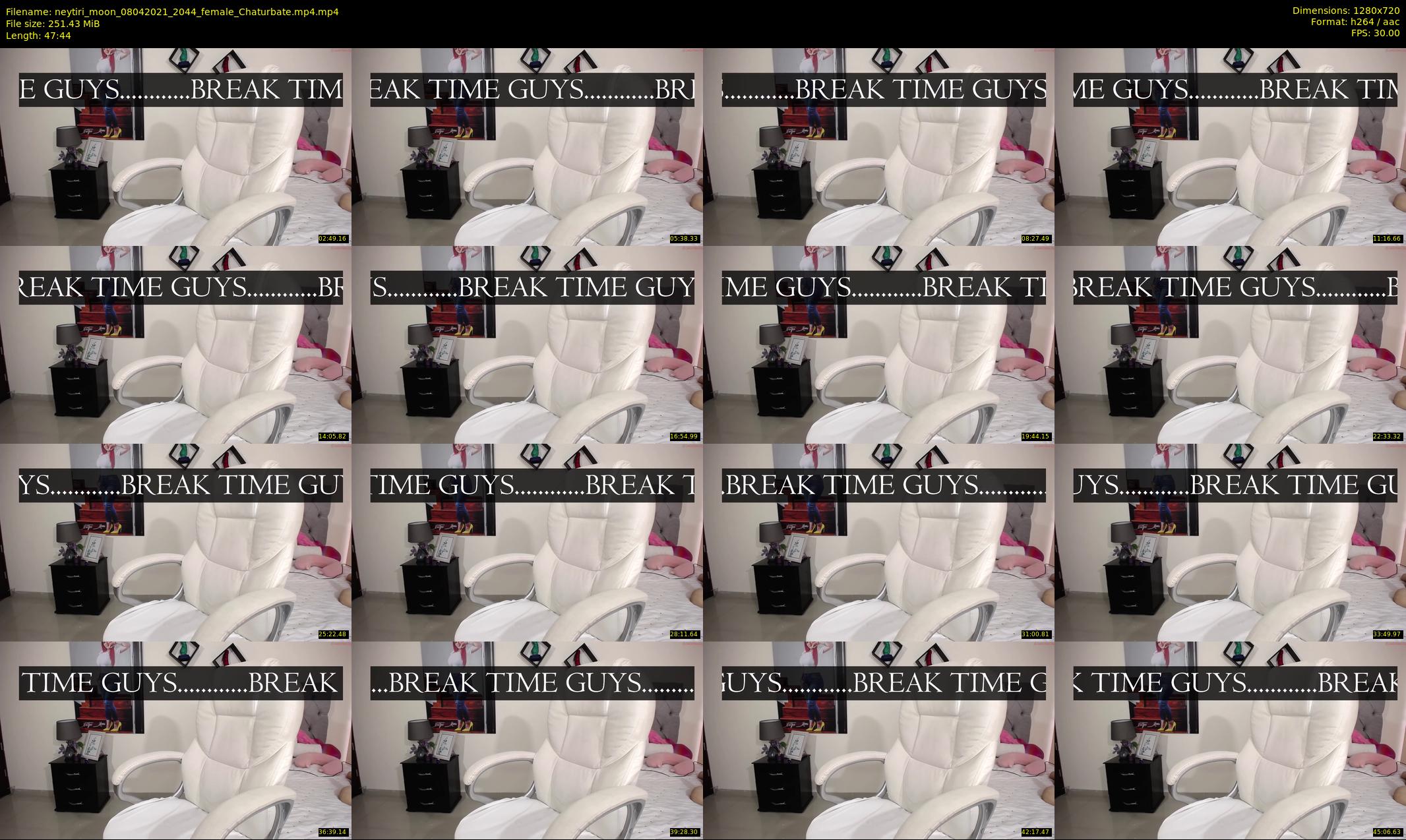 neytiri_moon — 48 minute Chaturbate female cam show recording, 720p, Apr 8, 2021