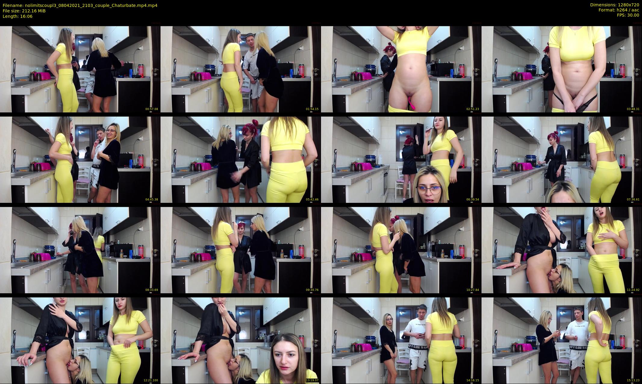 nolimitscoupl3 — 17 minute Chaturbate couple cam show recording, 720p, Apr 8, 2021