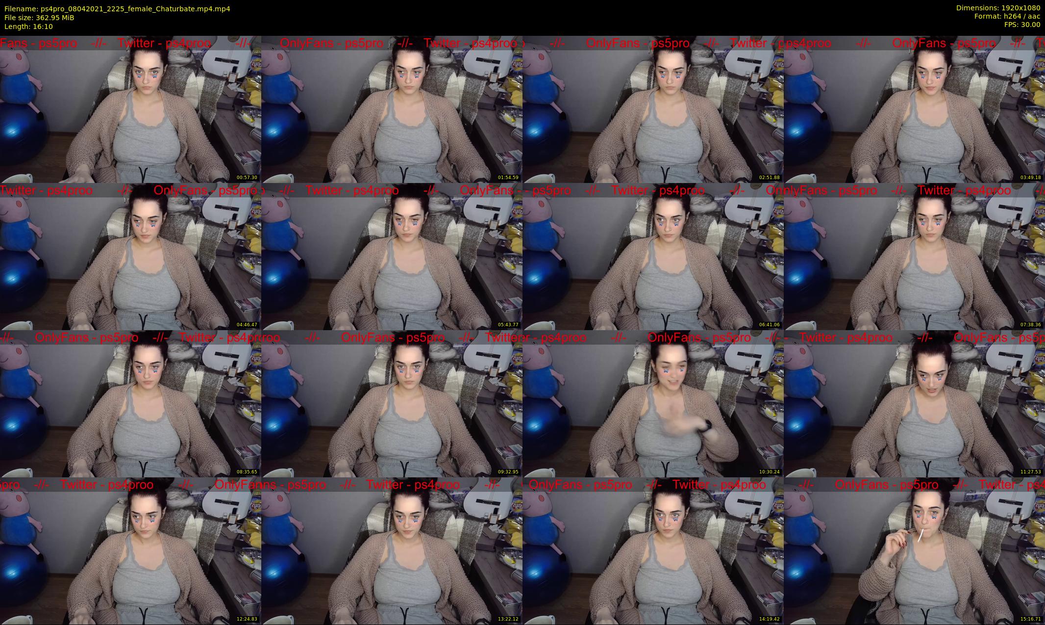 ps4pro — 17 minute Chaturbate female cam show recording, 1080p, Apr 8, 2021