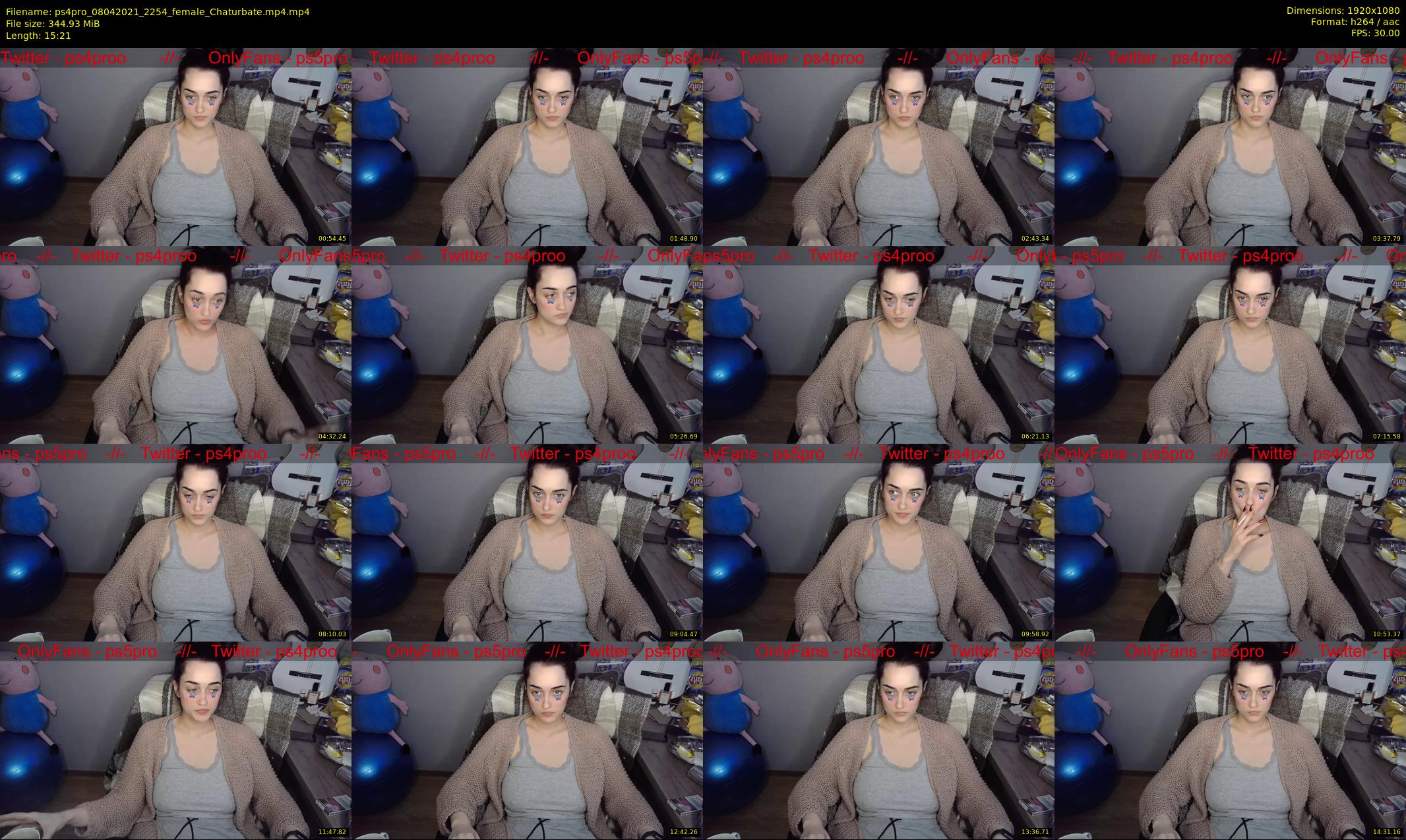 ps4pro — 16 minute Chaturbate female cam show recording, 1080p, Apr 8, 2021