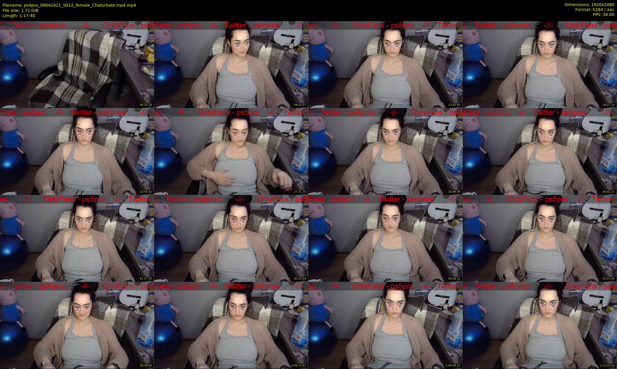 ps4pro — 78 minute Chaturbate female cam show recording, 1080p, Apr 9, 2021