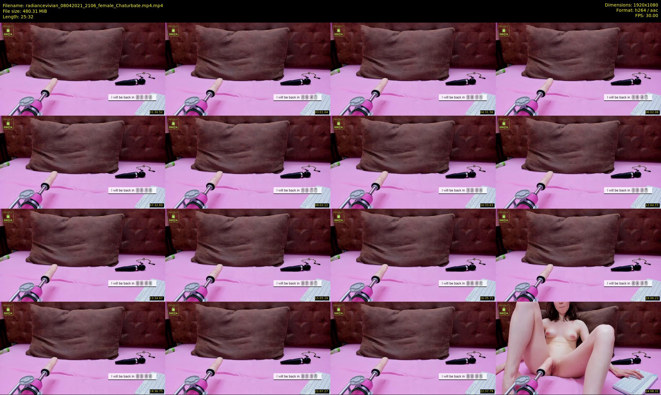 radiancevivian — 26 minute Chaturbate female cam show recording, 1080p, Apr 8, 2021