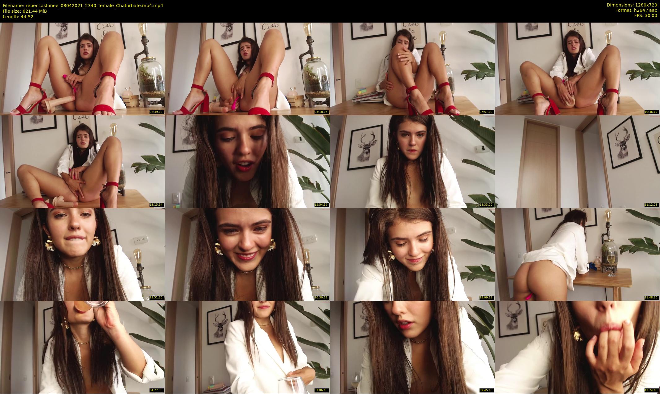 rebeccastonee — 45 minute Chaturbate female cam show recording, 720p, Apr 8, 2021