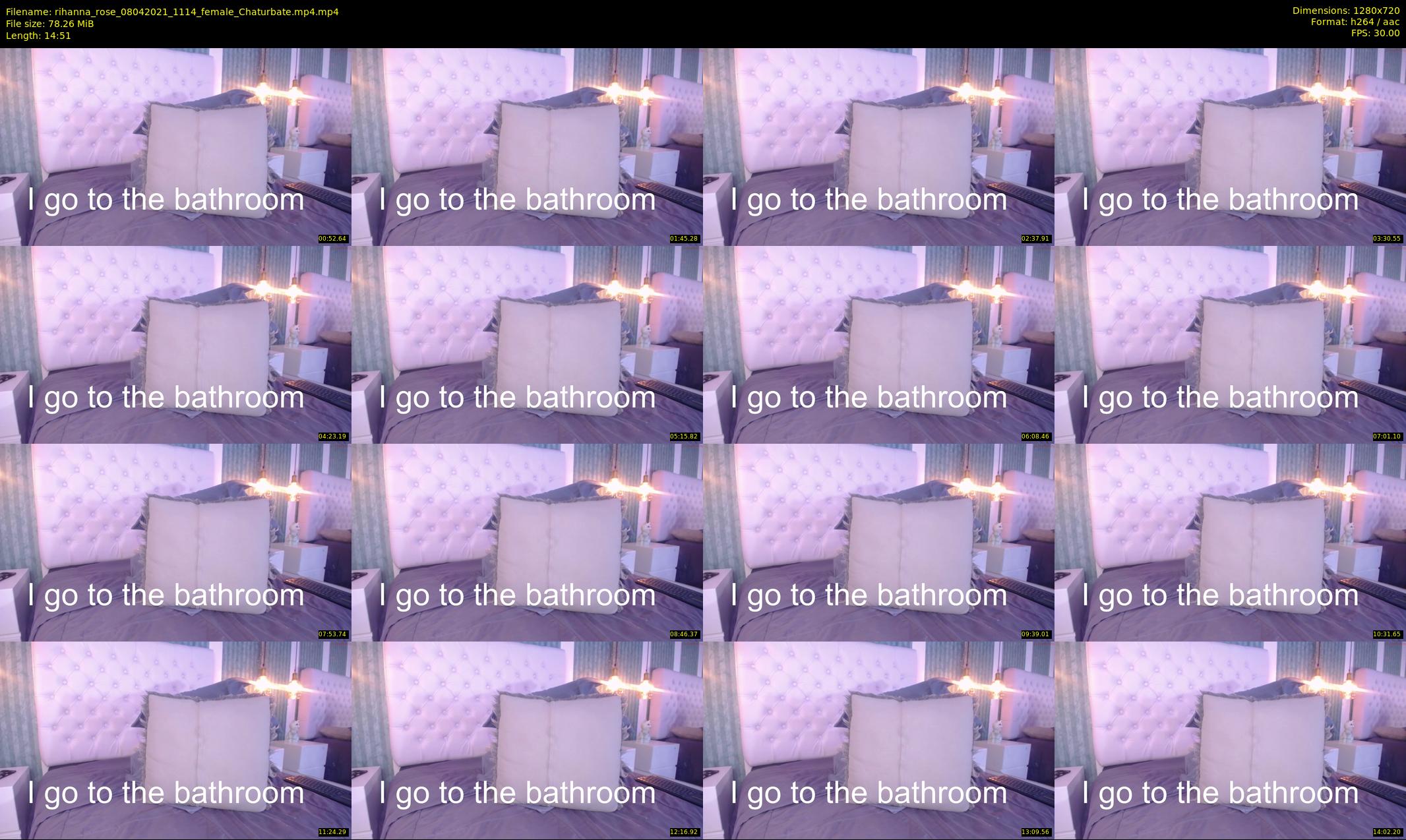 rihanna_rose — 15 minute Chaturbate female cam show recording, 720p, Apr 8, 2021