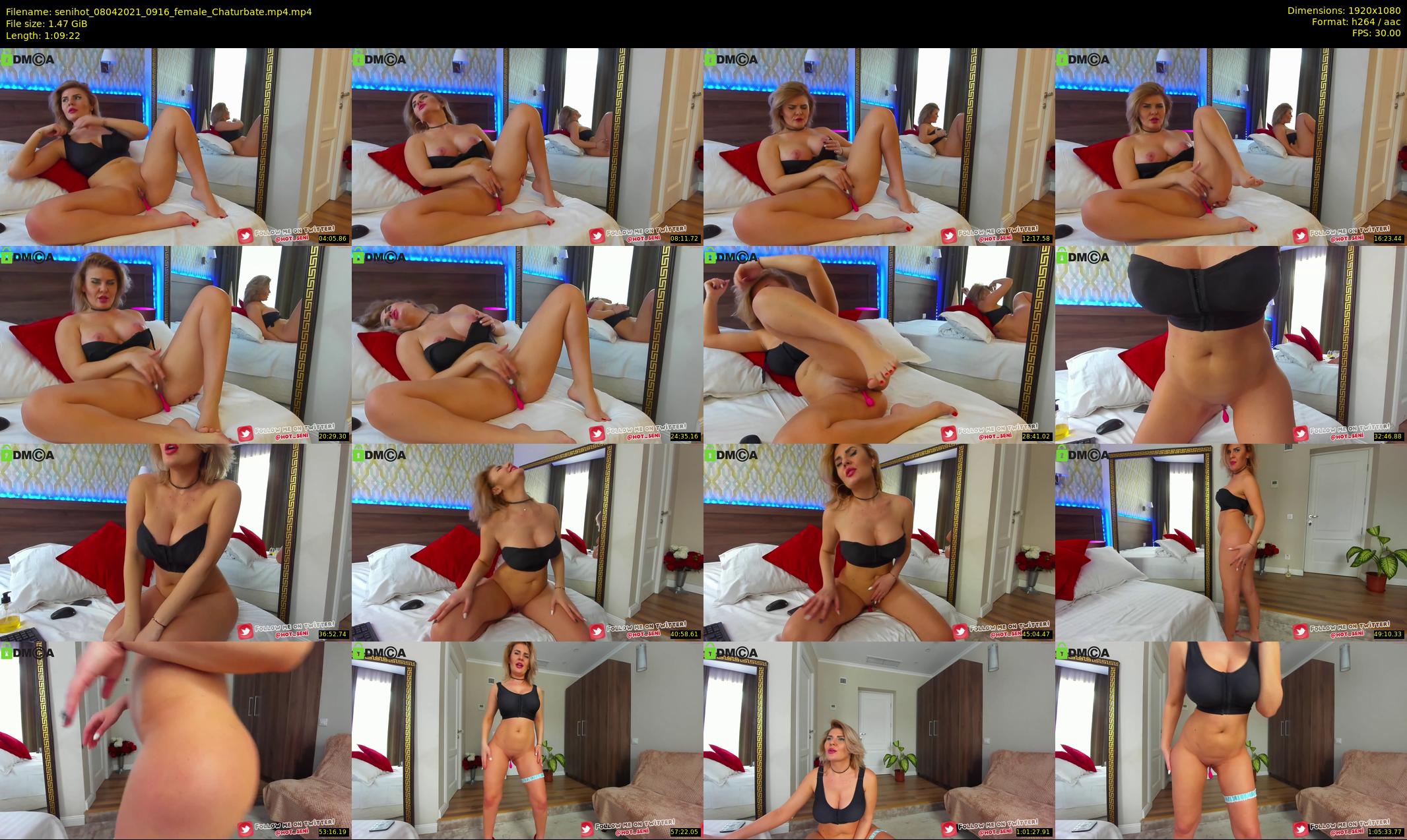 senihot — 70 minute Chaturbate female cam show recording, 1080p, Apr 8, 2021