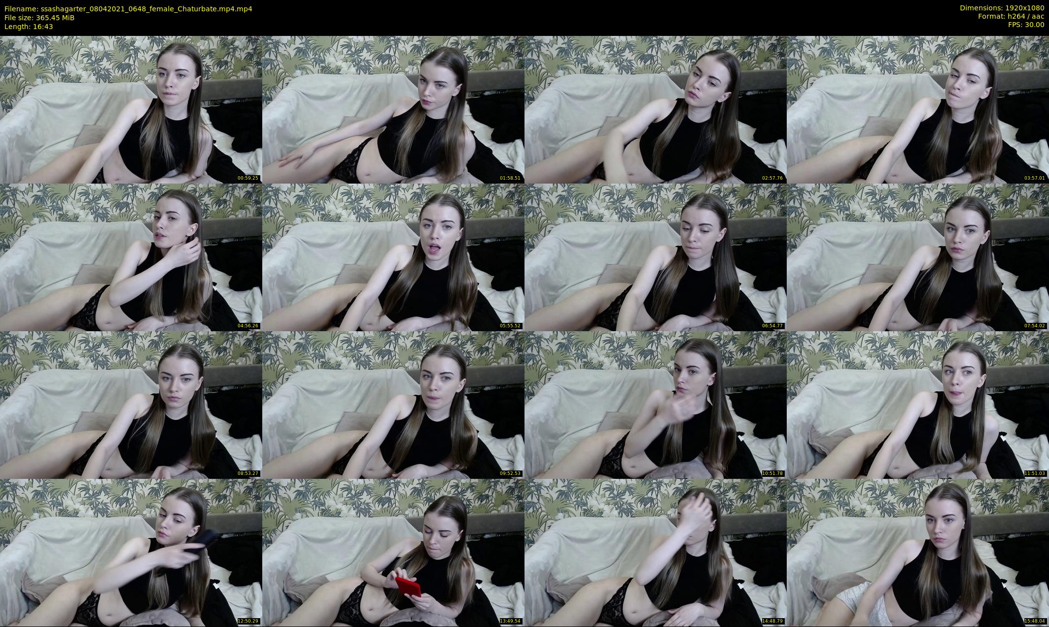 ssashagarter — 17 minute Chaturbate female cam show recording, 1080p, Apr 8, 2021