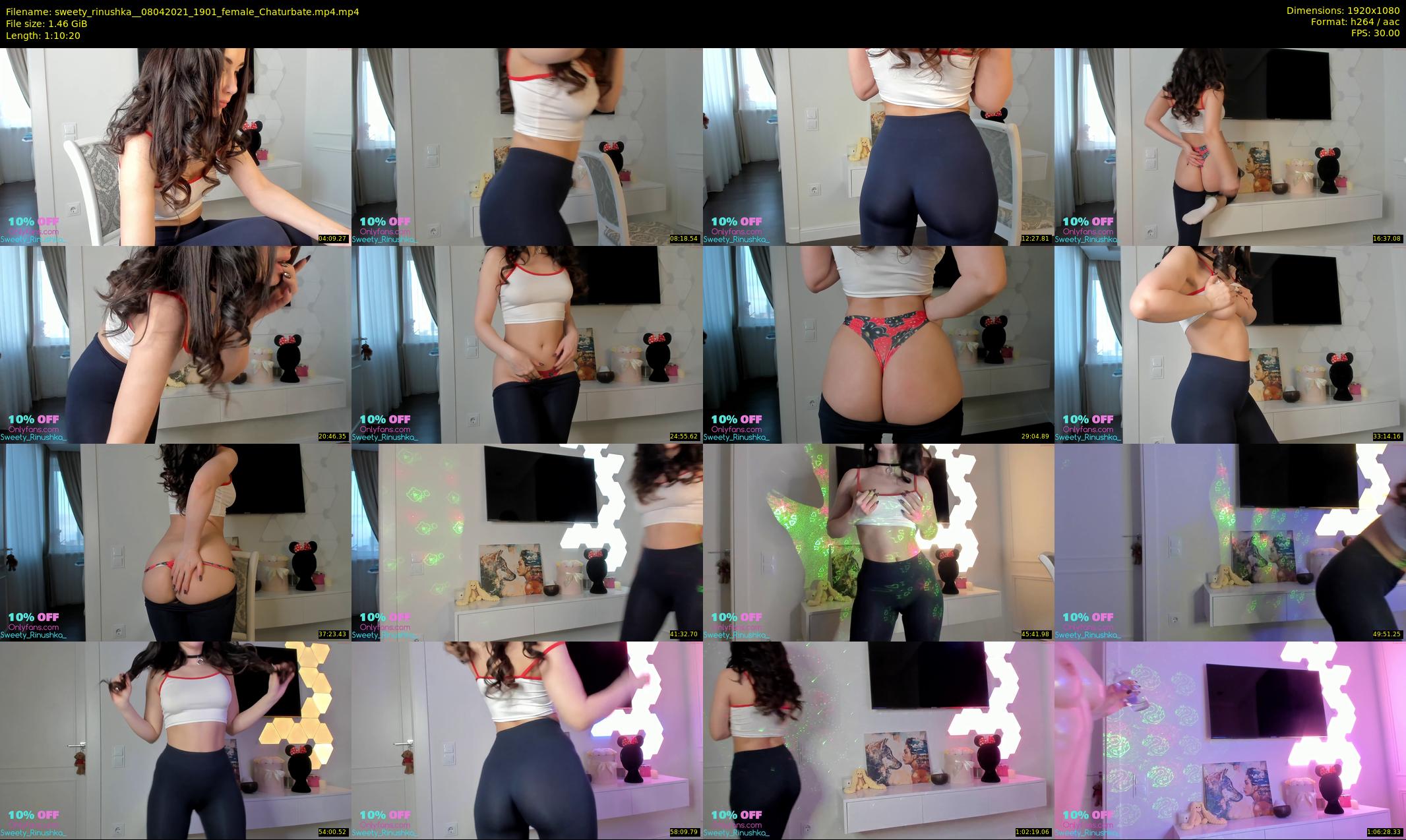 sweety_rinushka_ — 71 minute Chaturbate female cam show recording, 1080p, Apr 8, 2021
