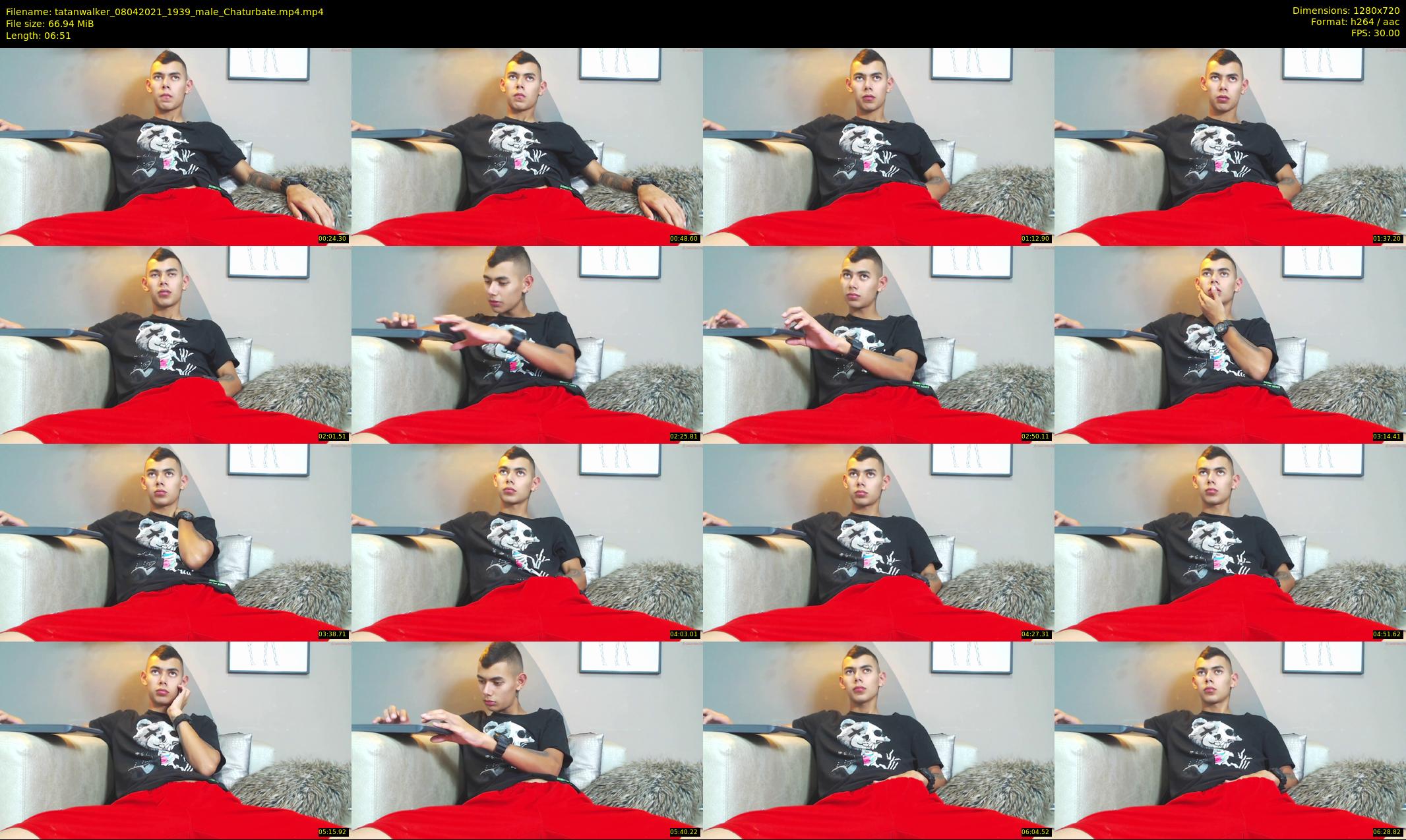 tatanwalker — 7 minute Chaturbate male cam show recording, 720p, Apr 8, 2021