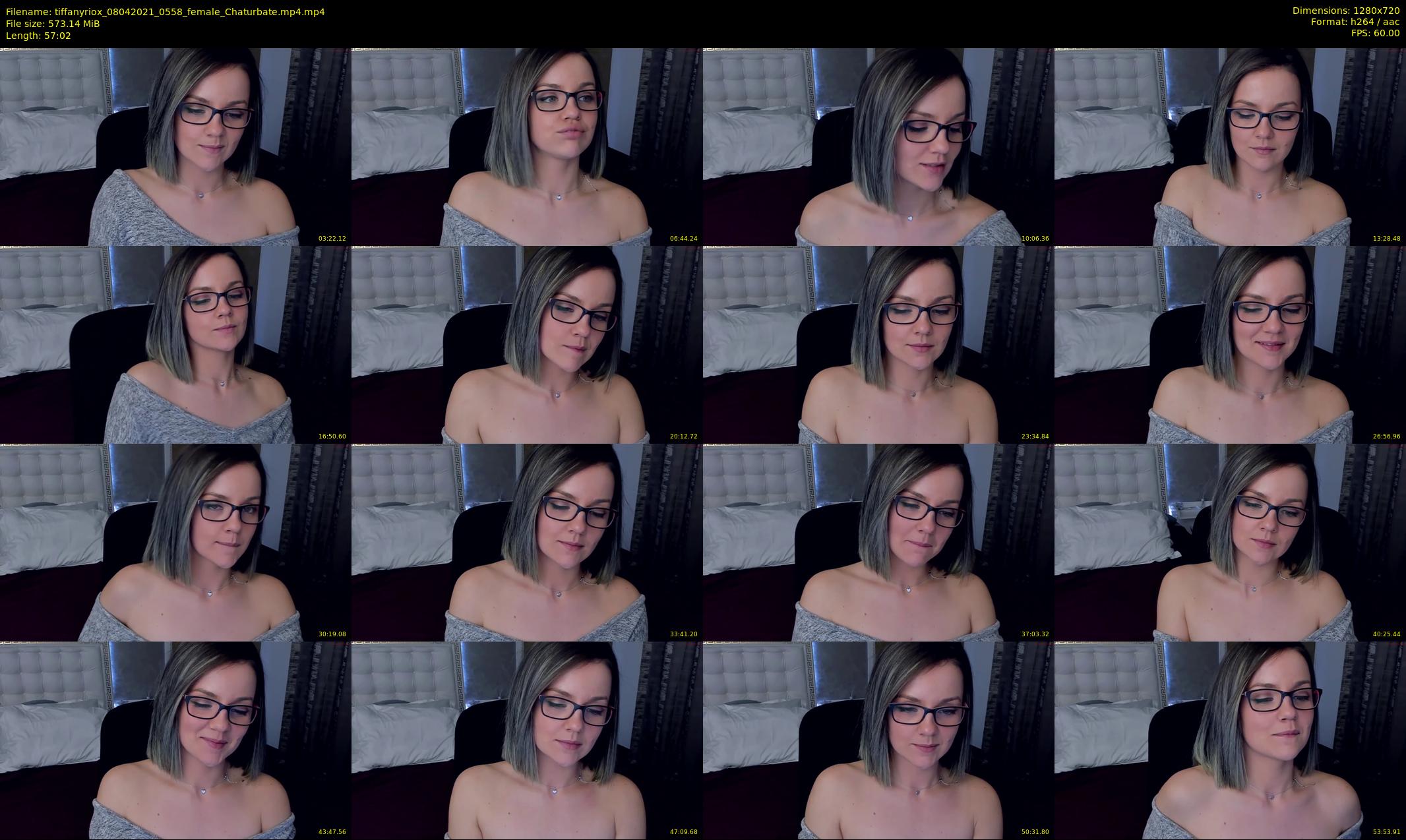 tiffanyriox — 58 minute Chaturbate female cam show recording, 720p, Apr 8, 2021