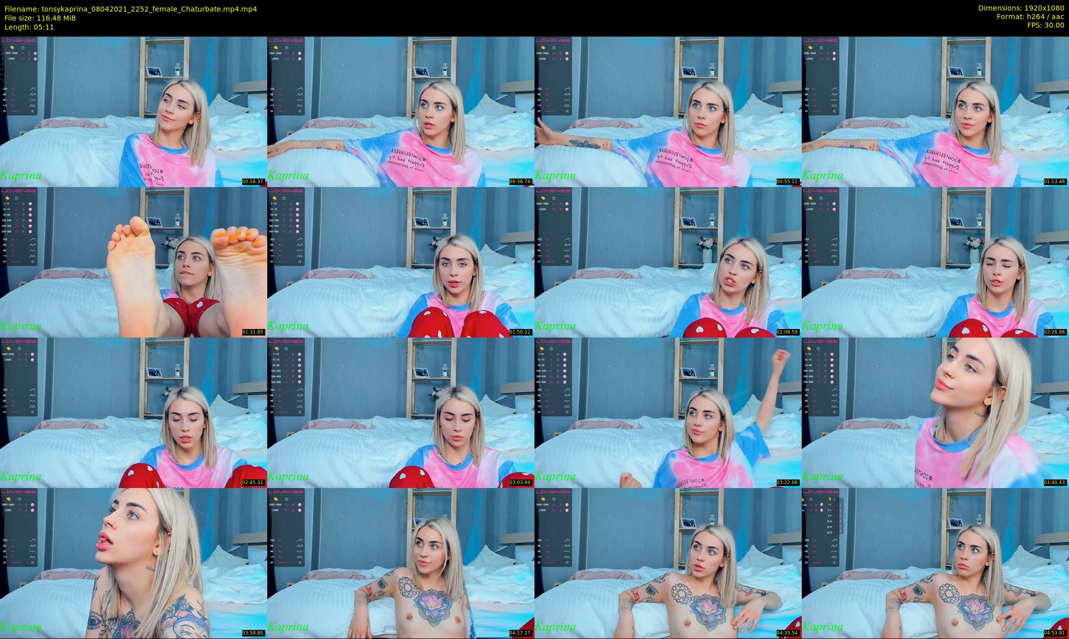 tonsykaprina — 6 minute Chaturbate couple cam show recording, 1080p, Apr 8, 2021
