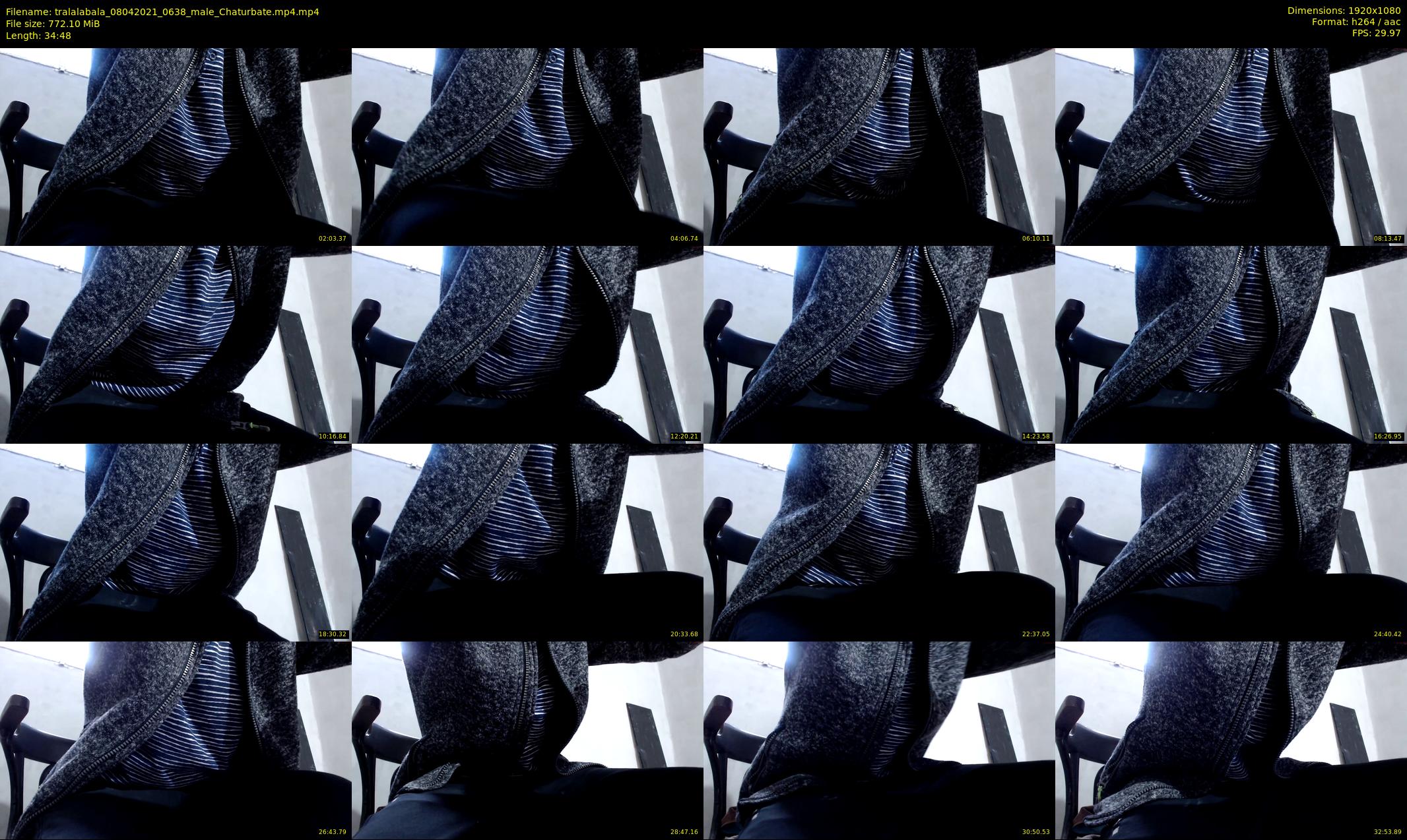 tralalabala — 35 minute Chaturbate male cam show recording, 1080p, Apr 8, 2021