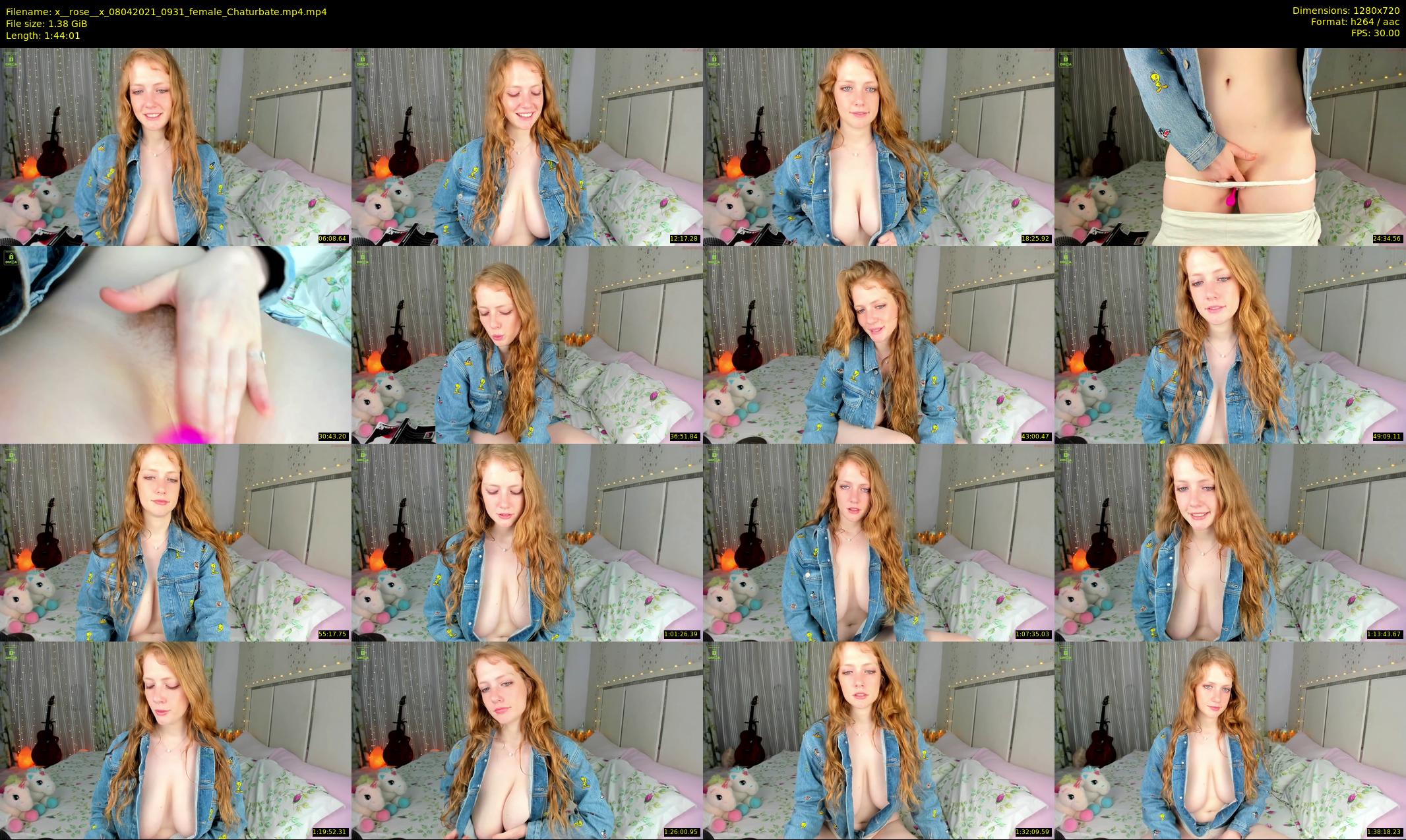 x__rose__x — 105 minute Chaturbate female cam show recording, 720p, Apr 8, 2021