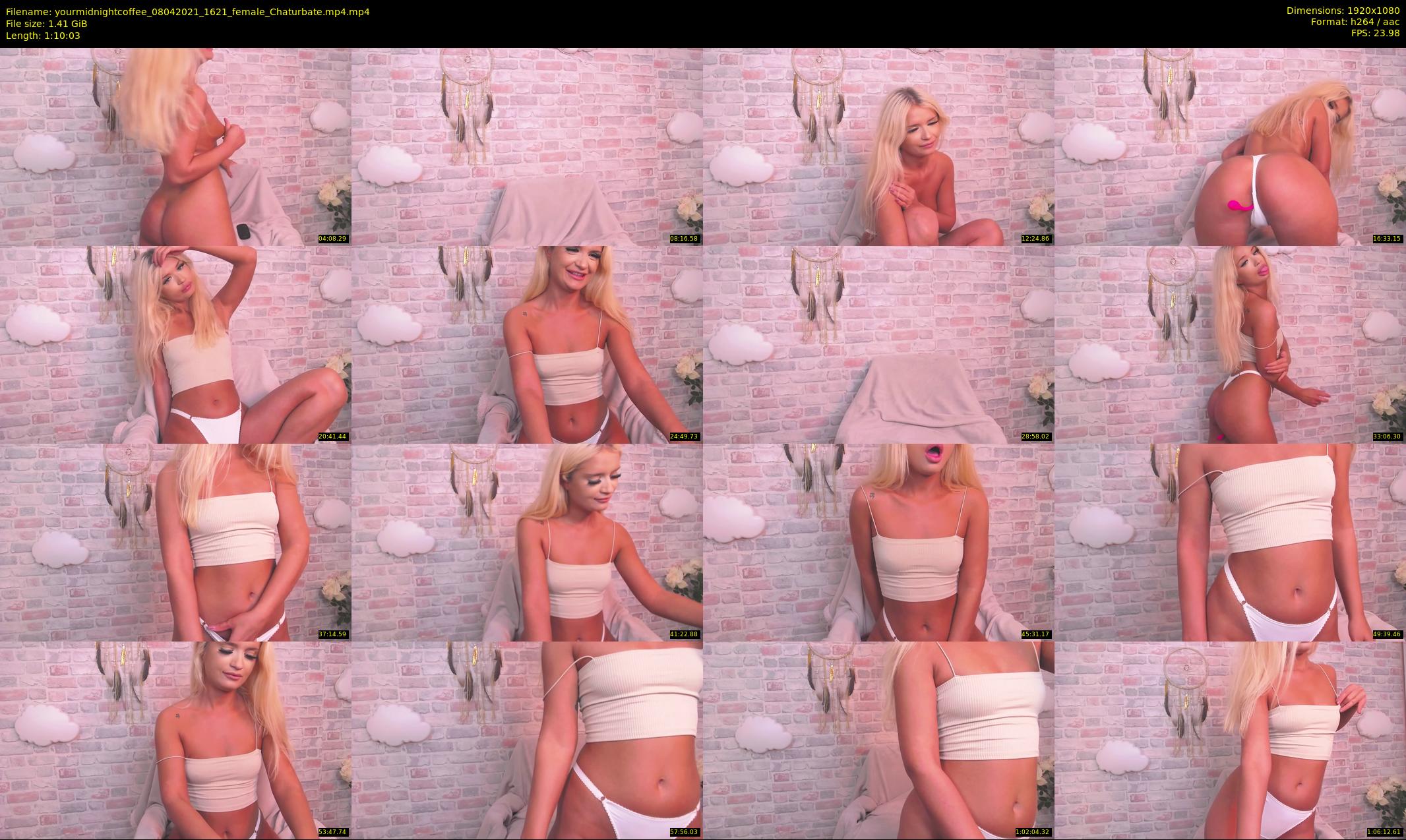 yourmidnightcoffee — 71 minute Chaturbate female cam show recording, 1080p, Apr 8, 2021