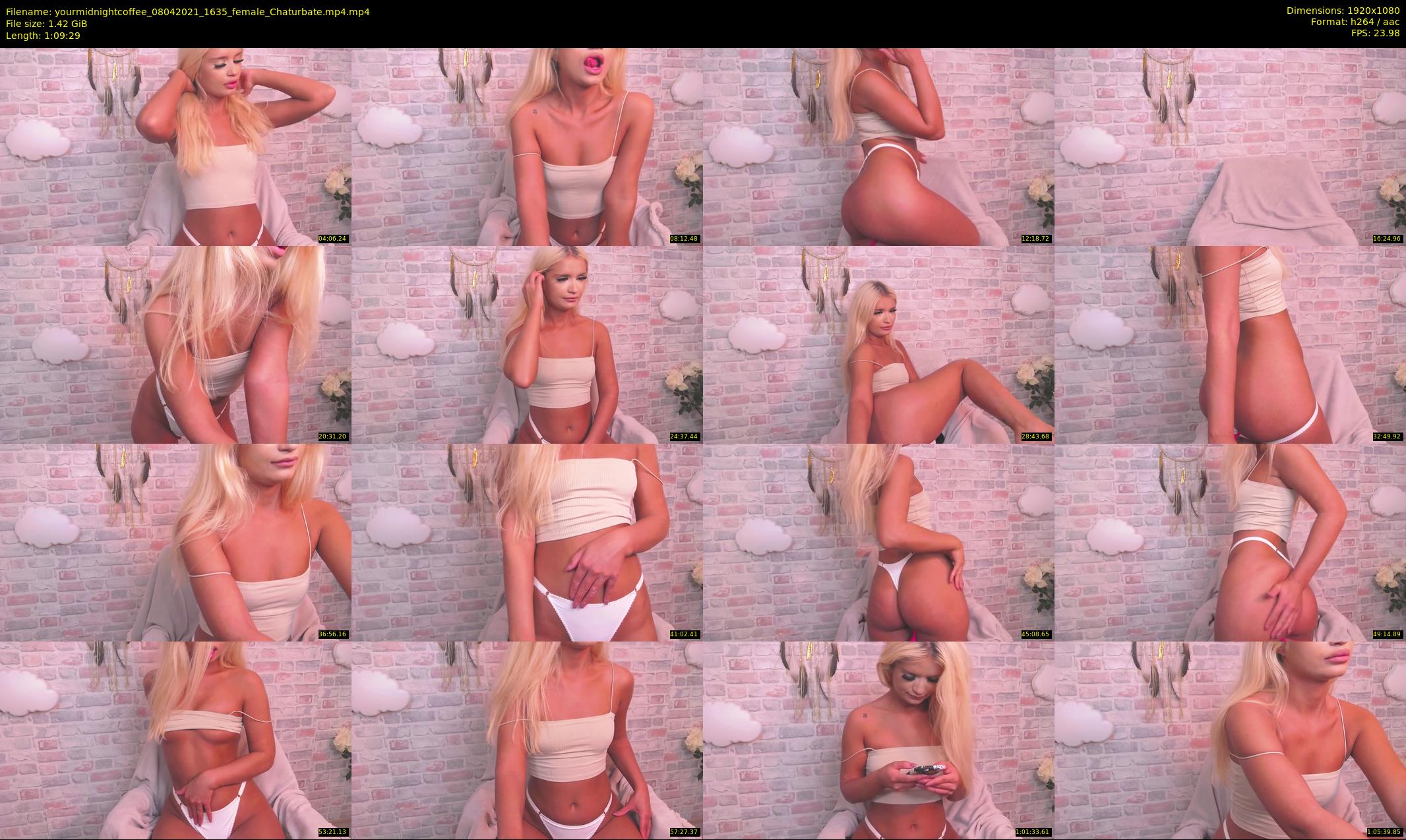 yourmidnightcoffee — 70 minute Chaturbate female cam show recording, 1080p, Apr 8, 2021