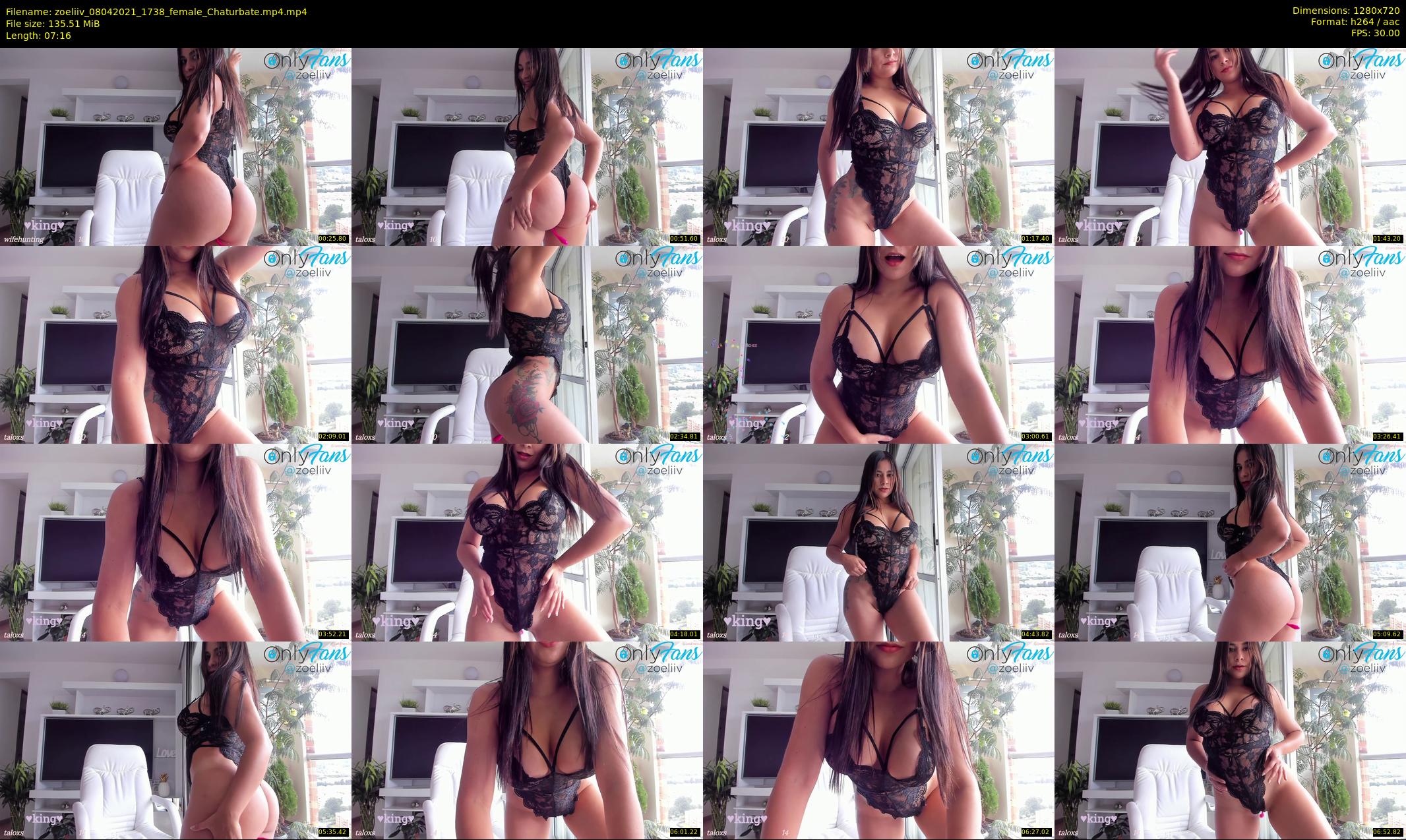 zoeliiv — 8 minute Chaturbate female cam show recording, 720p, Apr 8, 2021
