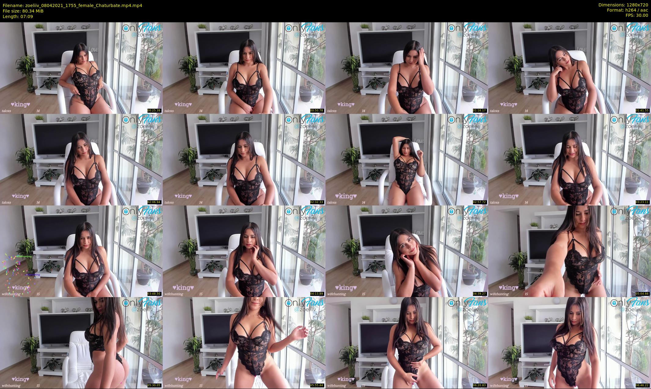 zoeliiv — 8 minute Chaturbate female cam show recording, 720p, Apr 8, 2021