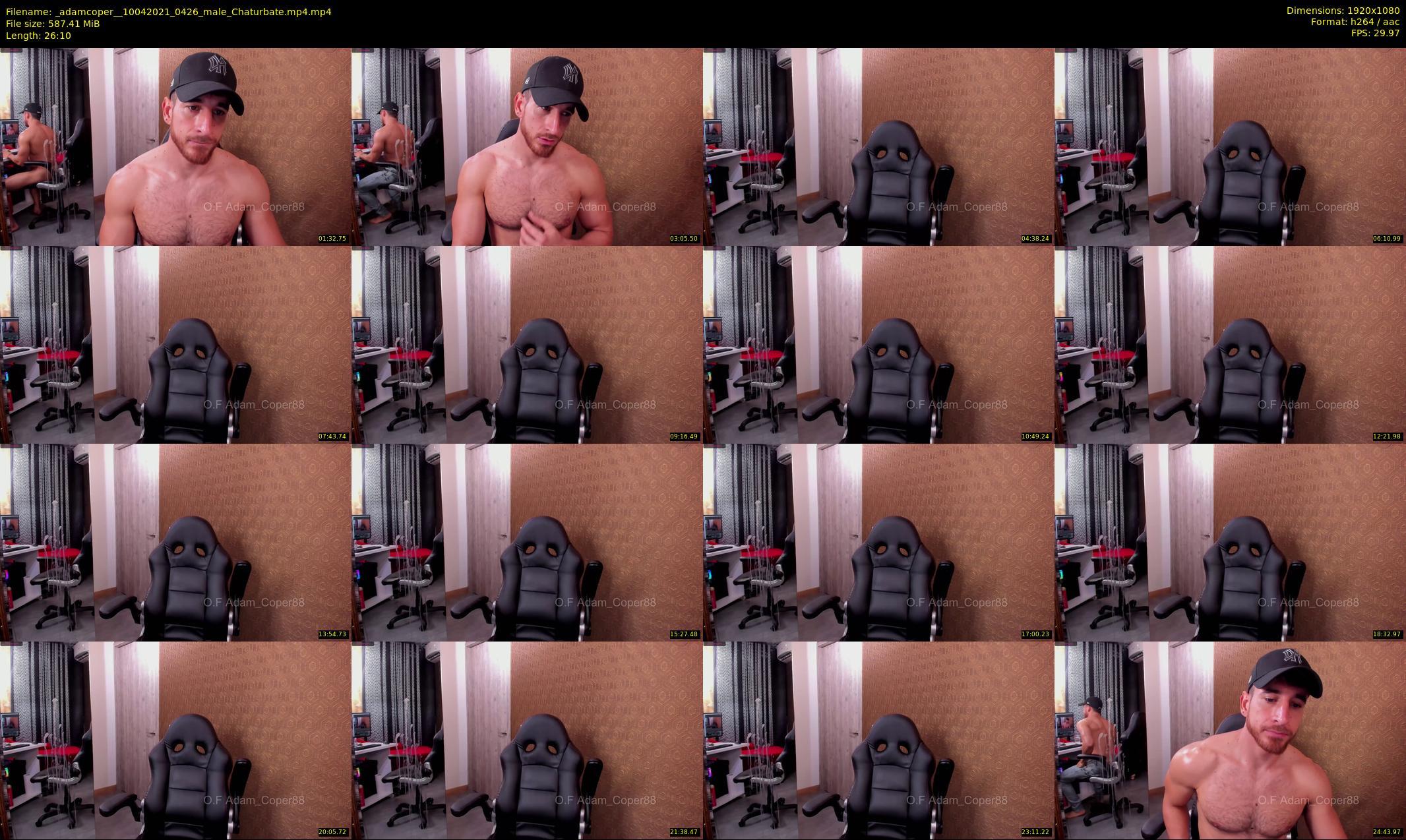 _adamcoper_ — 27 minute Chaturbate male cam show recording, 1080p, Apr 10, 2021