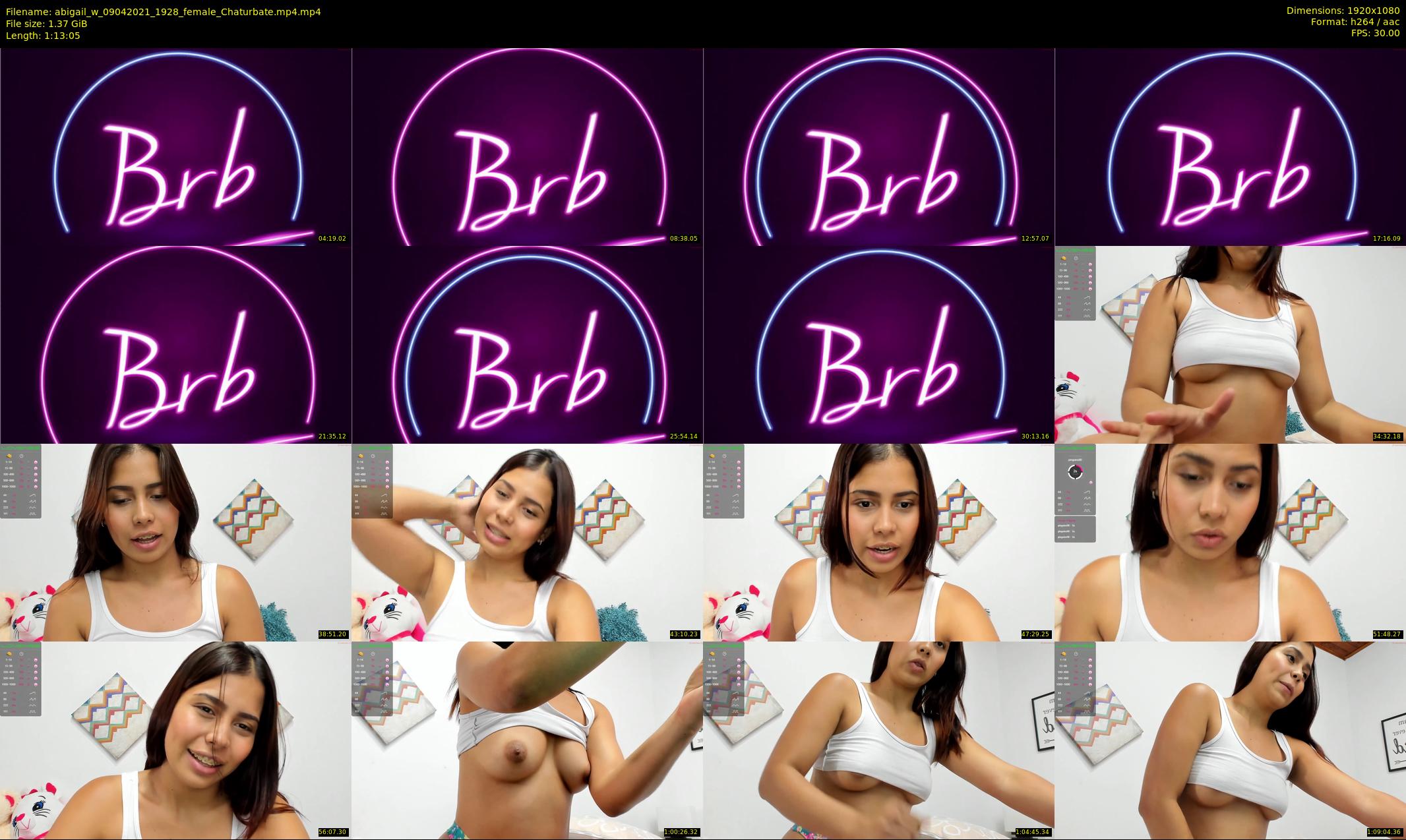 abigail_w — 74 minute Chaturbate female cam show recording, 1080p, Apr 9, 2021