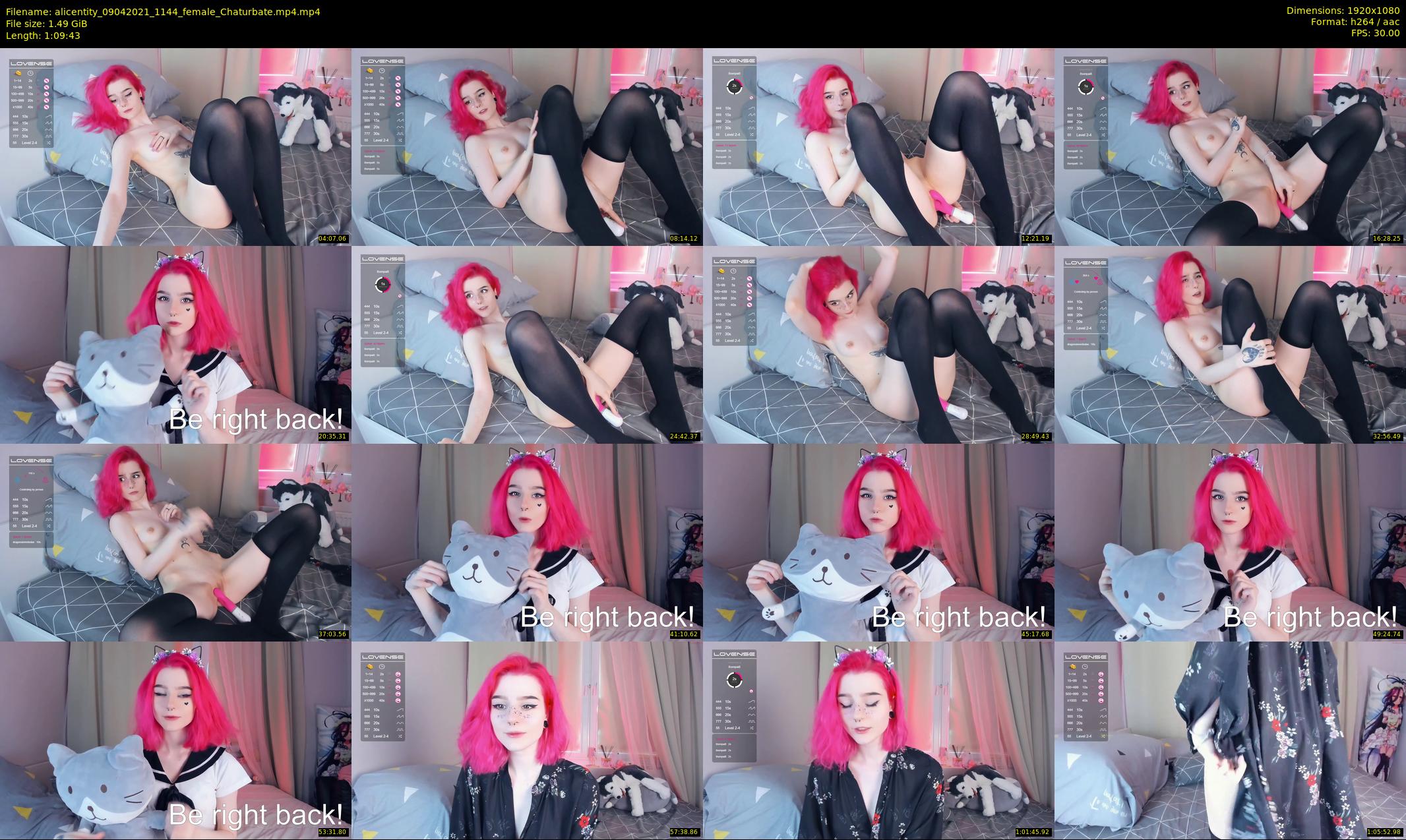 alicentity — 70 minute Chaturbate female cam show recording, 1080p, Apr 9, 2021