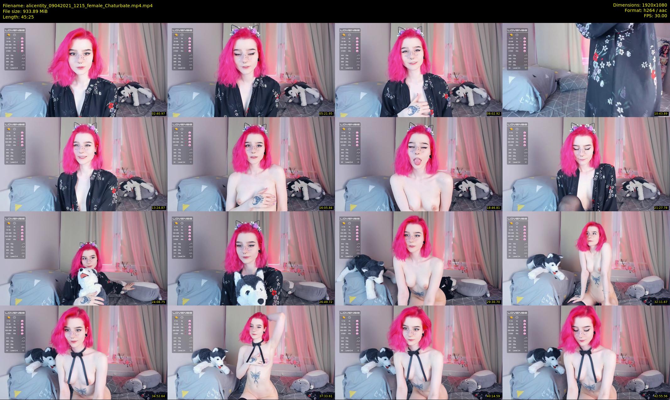 alicentity — 46 minute Chaturbate female cam show recording, 1080p, Apr 9, 2021