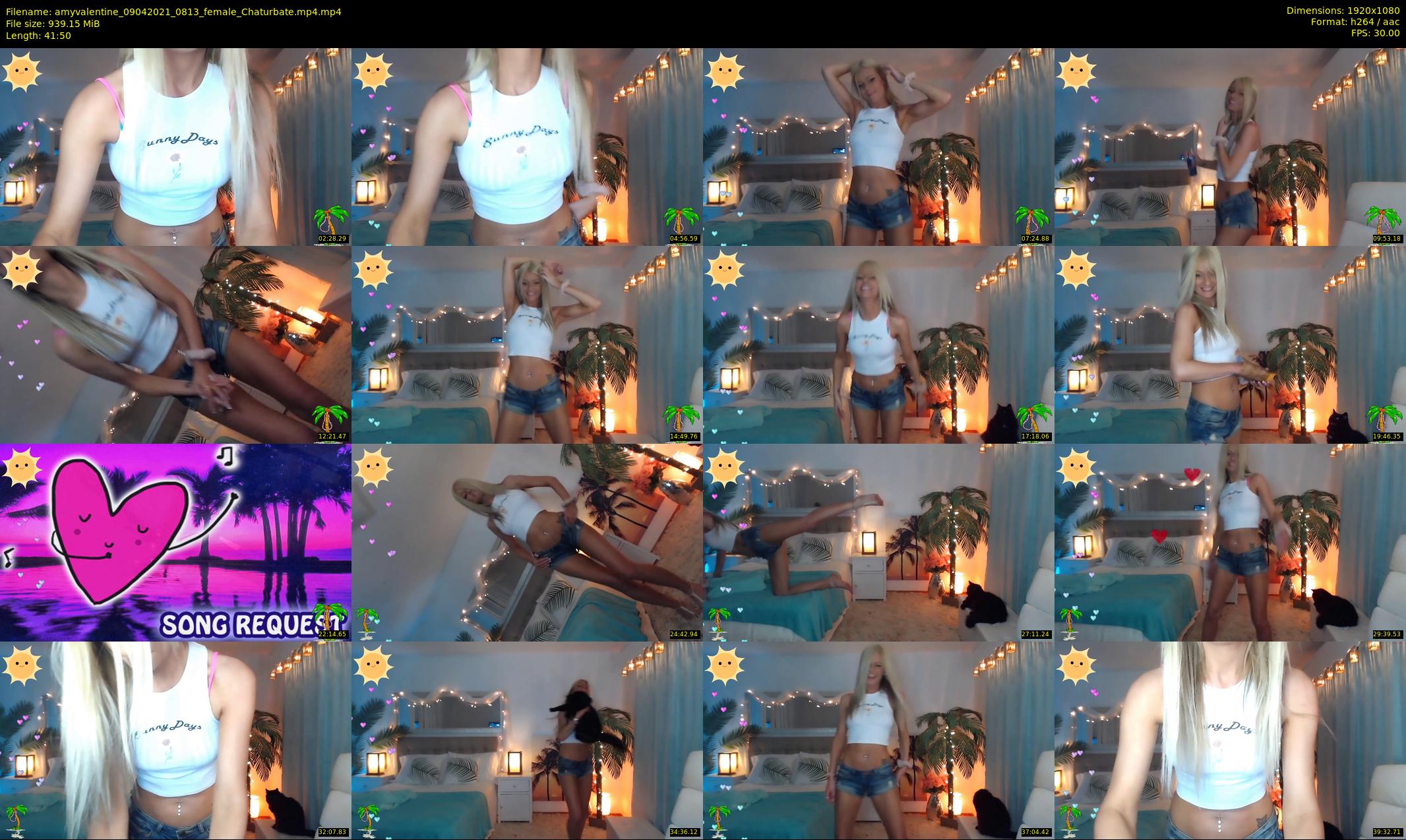 amyvalentine — 42 minute Chaturbate female cam show recording, 1080p, Apr 9, 2021