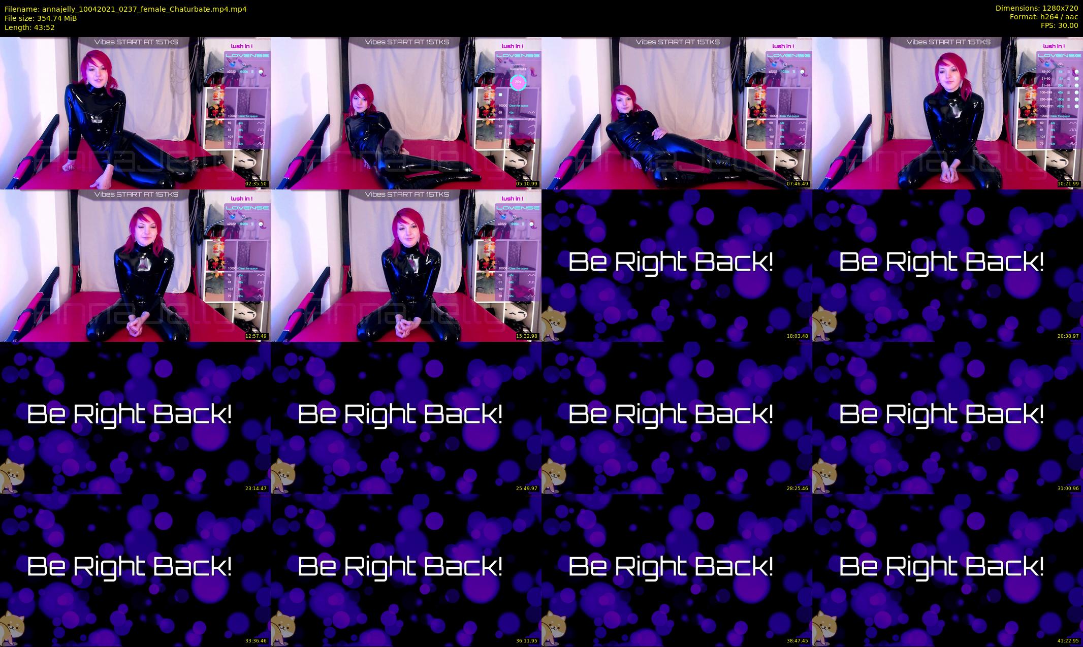 annajelly — 44 minute Chaturbate couple cam show recording, 720p, Apr 10, 2021