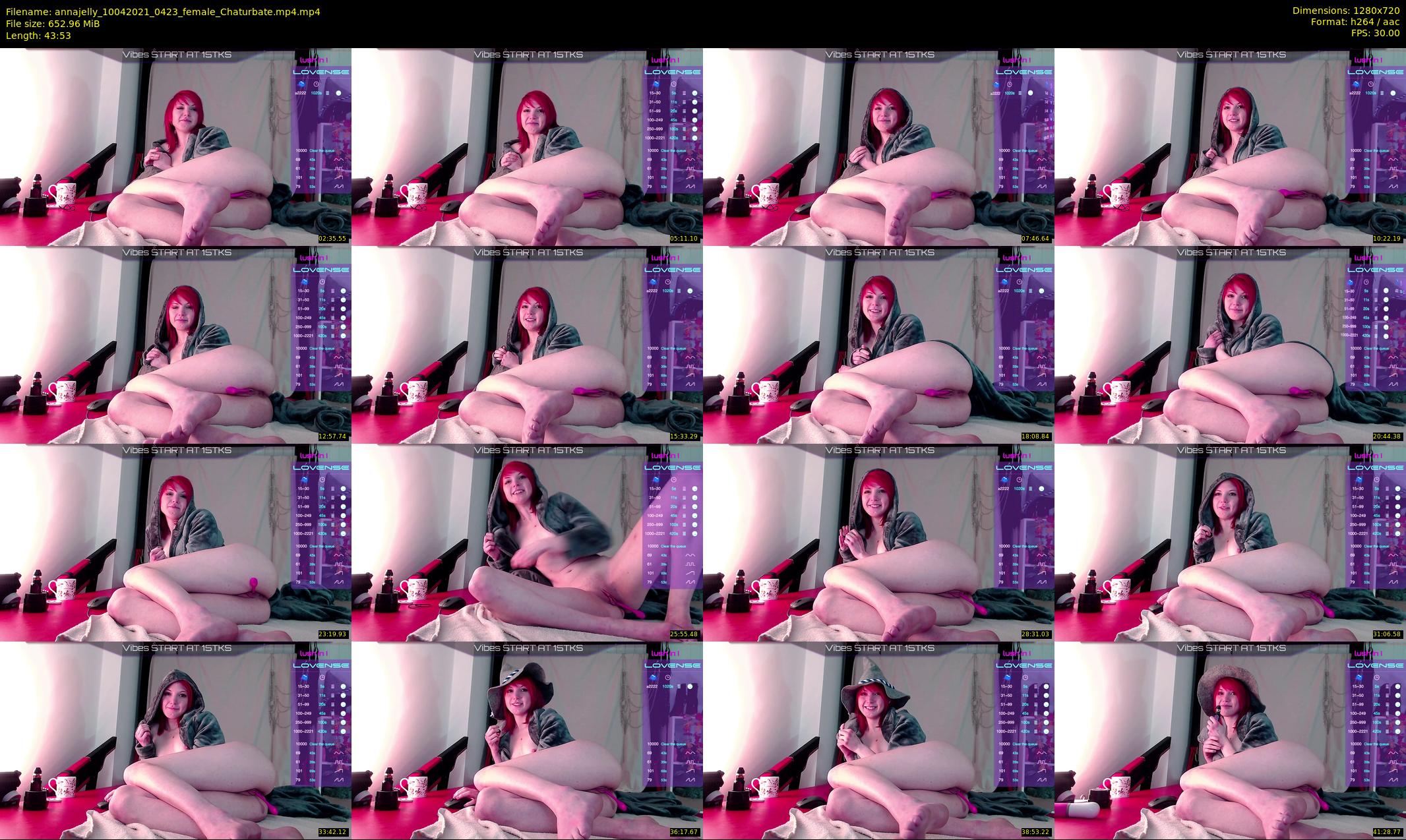 annajelly — 44 minute Chaturbate couple cam show recording, 720p, Apr 10, 2021