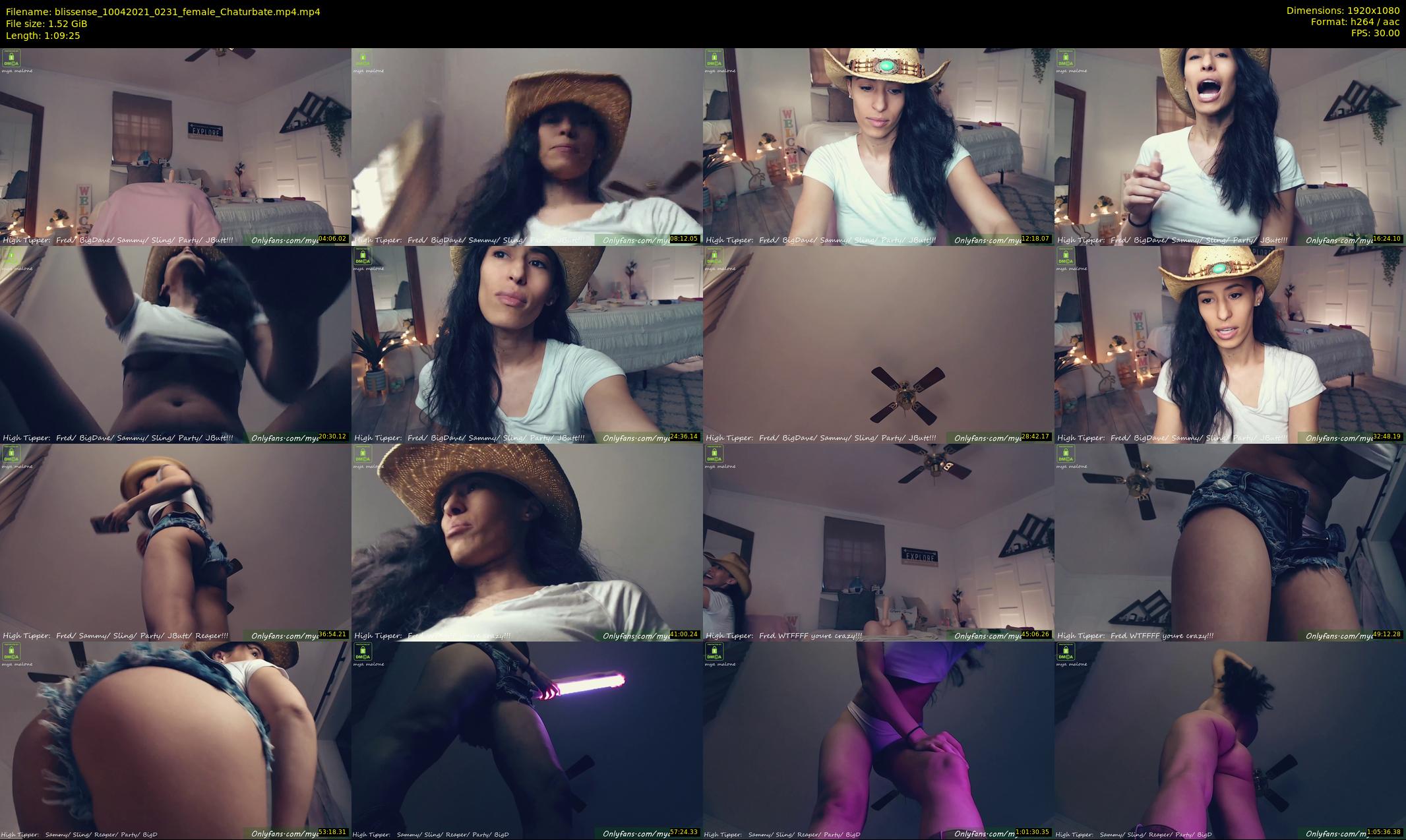 blissense — 70 minute Chaturbate female cam show recording, 1080p, Apr 10, 2021