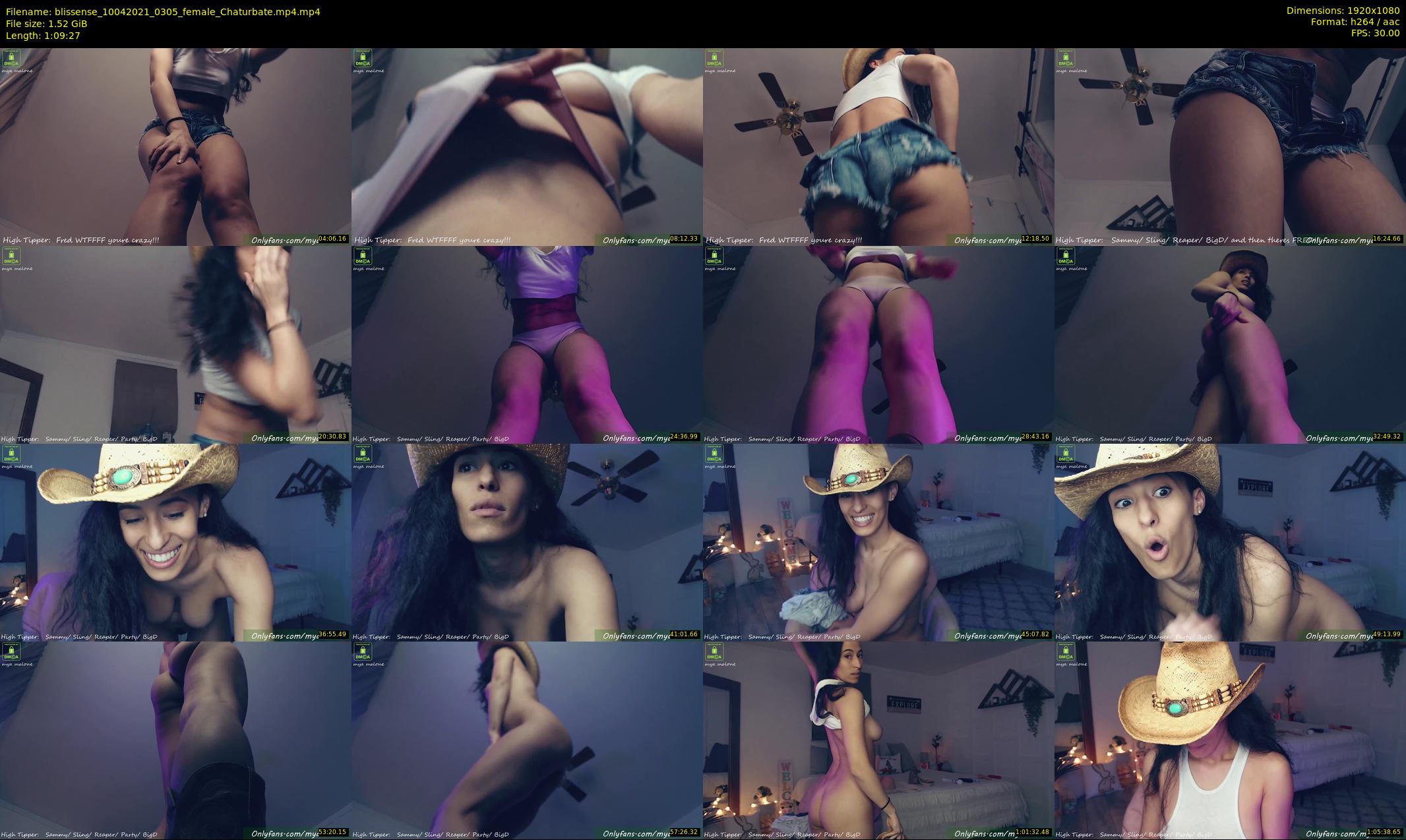 blissense — 70 minute Chaturbate female cam show recording, 1080p, Apr 10, 2021