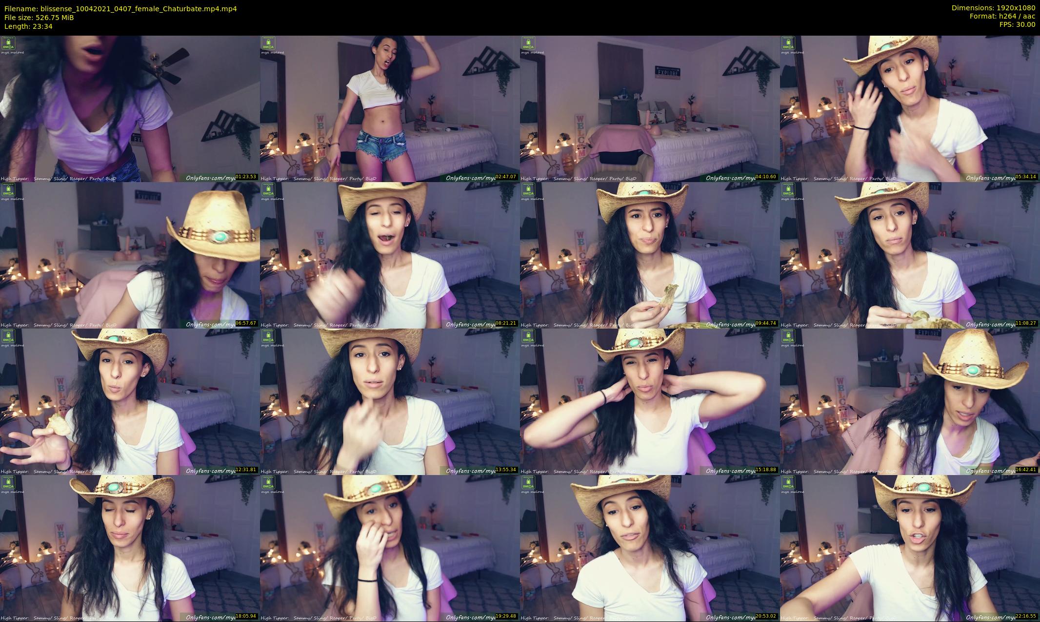 blissense — 24 minute Chaturbate female cam show recording, 1080p, Apr 10, 2021