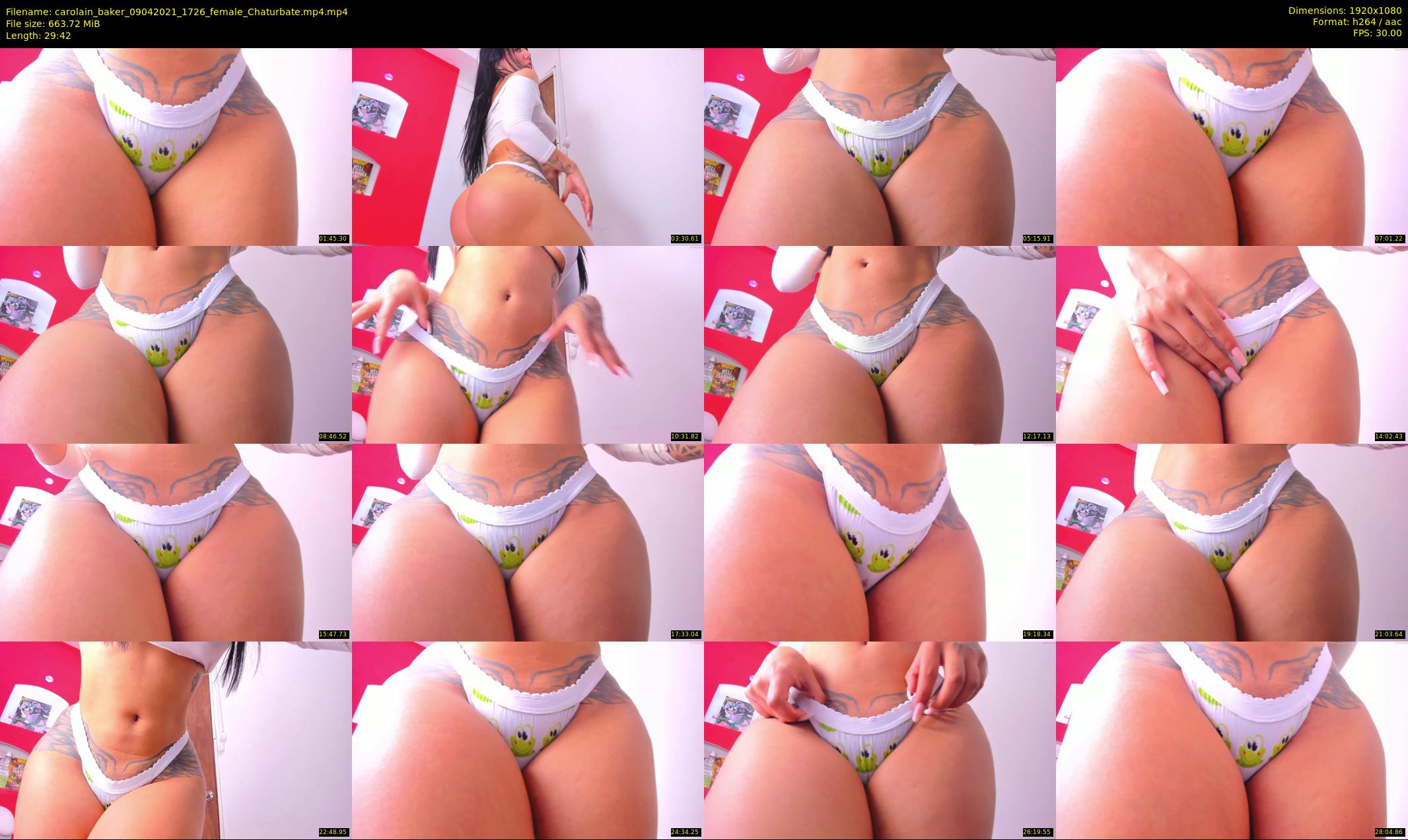 carolain_baker — 30 minute Chaturbate female cam show recording, 1080p, Apr 9, 2021