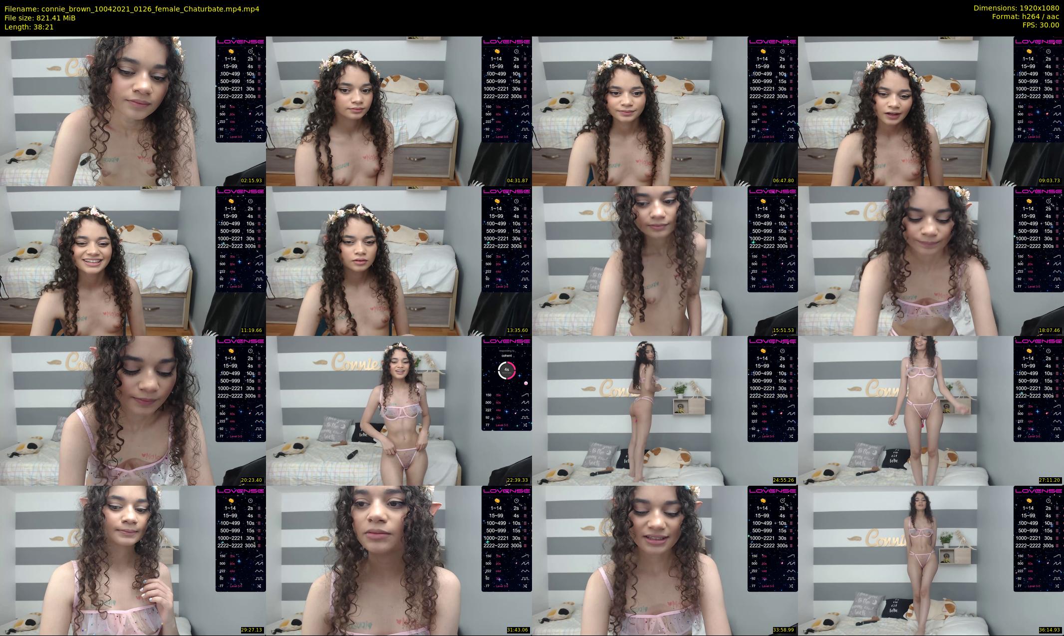 connie_brown — 39 minute Chaturbate female cam show recording, 1080p, Apr 10, 2021