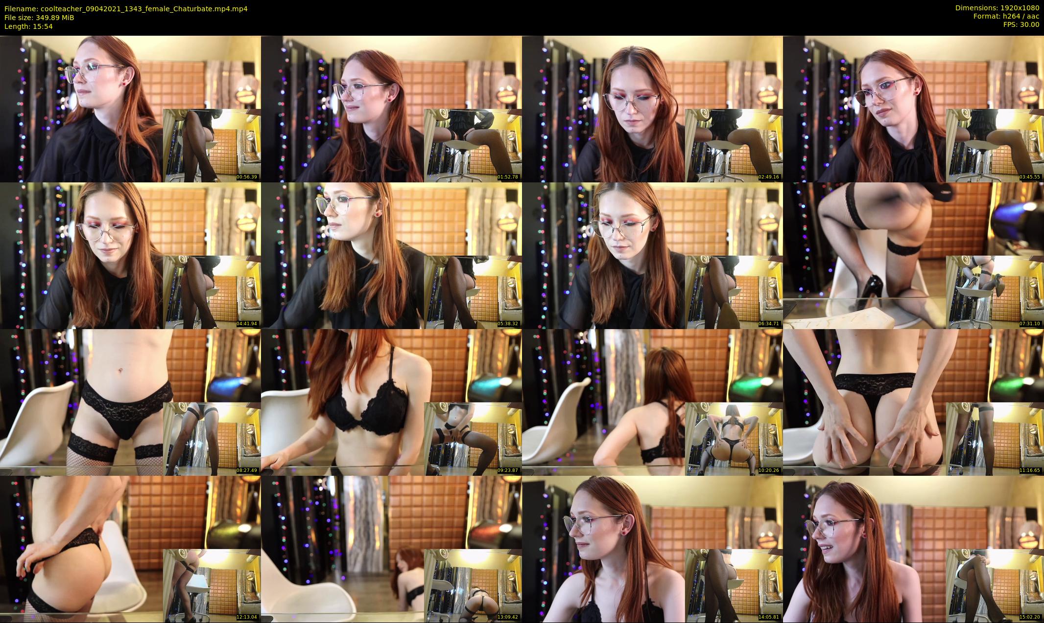 coolteacher — 16 minute Chaturbate female cam show recording, 1080p, Apr 9, 2021