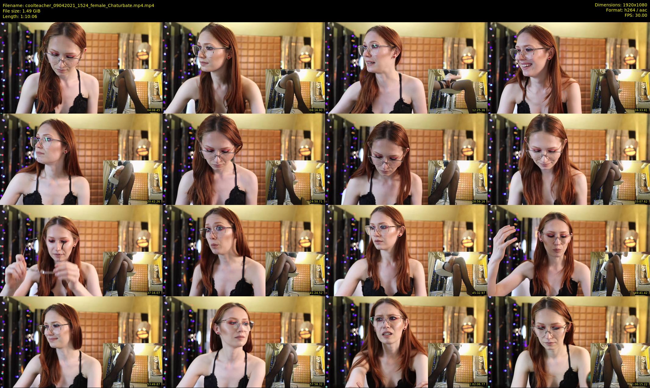 coolteacher — 71 minute Chaturbate female cam show recording, 1080p, Apr 9, 2021