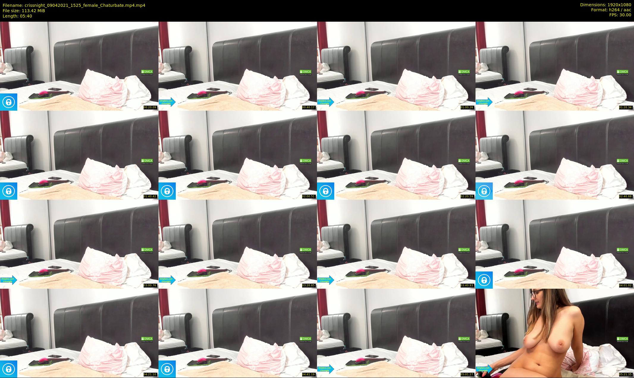 crissnight — 6 minute Chaturbate female cam show recording, 1080p, Apr 9, 2021