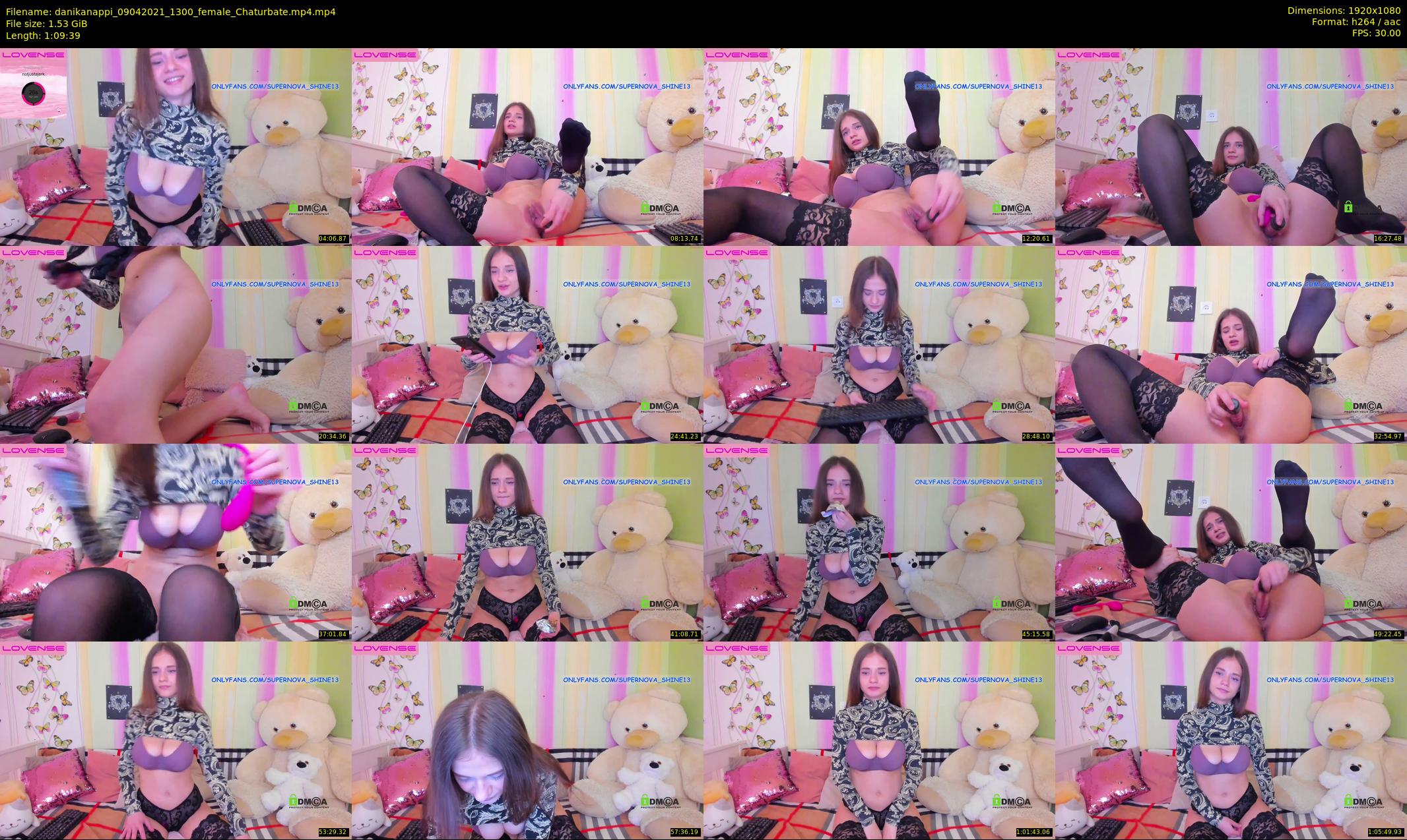 danikanappi — 70 minute Chaturbate female cam show recording, 1080p, Apr 9, 2021