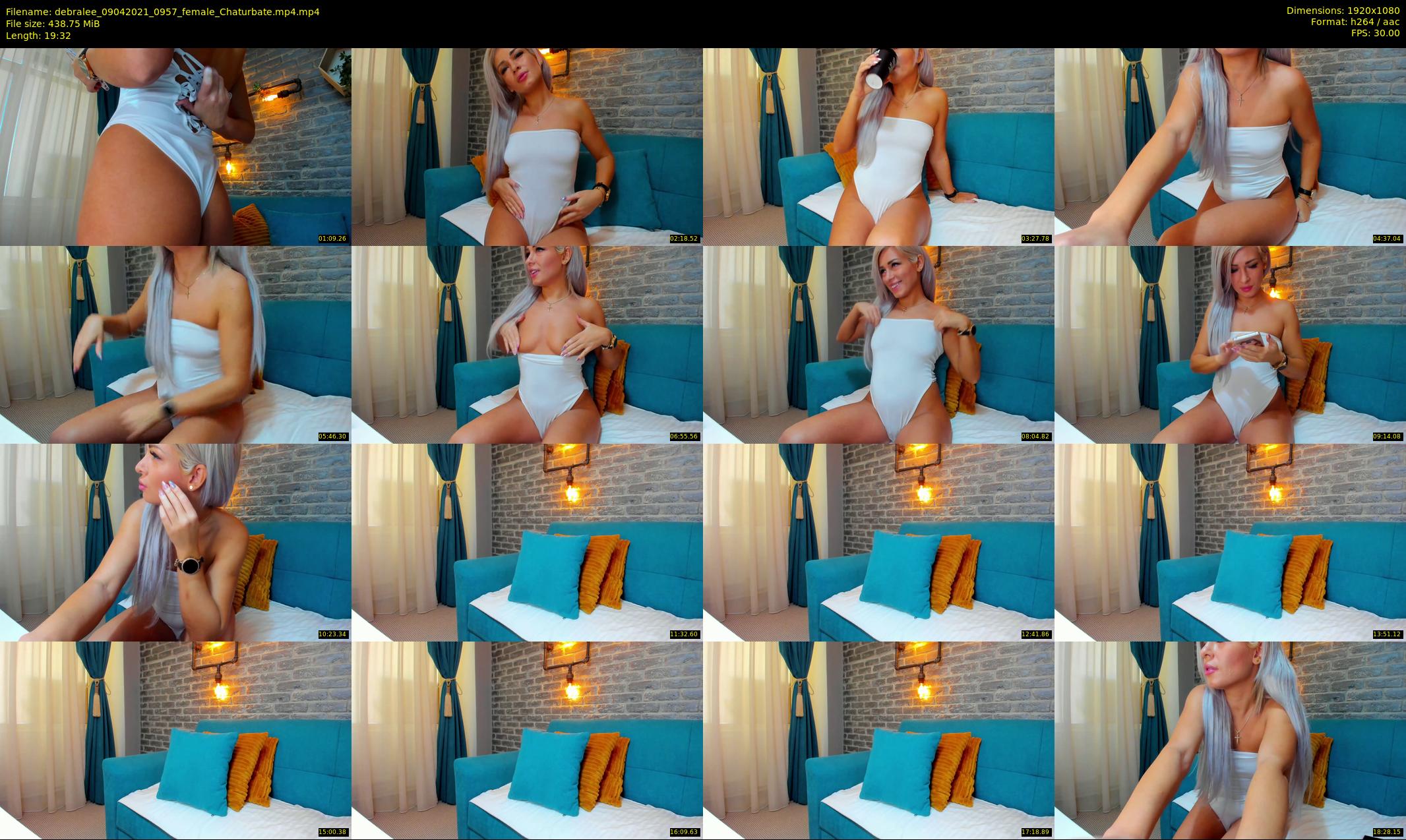 debralee — 20 minute Chaturbate female cam show recording, 1080p, Apr 9, 2021