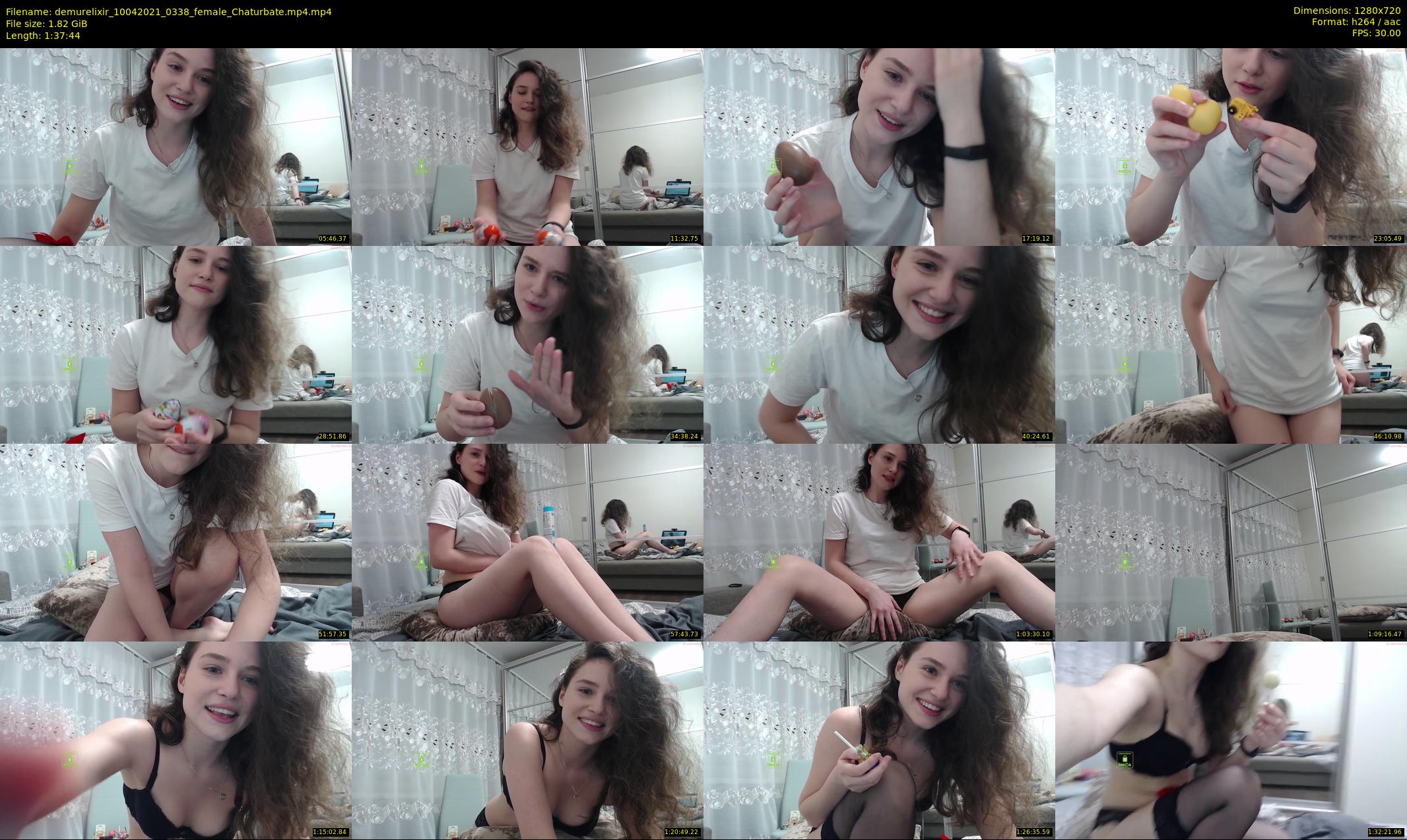 demurelixir — 98 minute Chaturbate female cam show recording, 720p, Apr 10, 2021