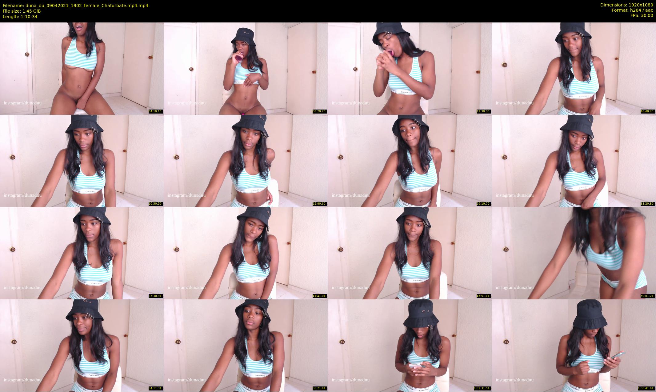 duna_du — 71 minute Chaturbate female cam show recording, 1080p, Apr 9, 2021