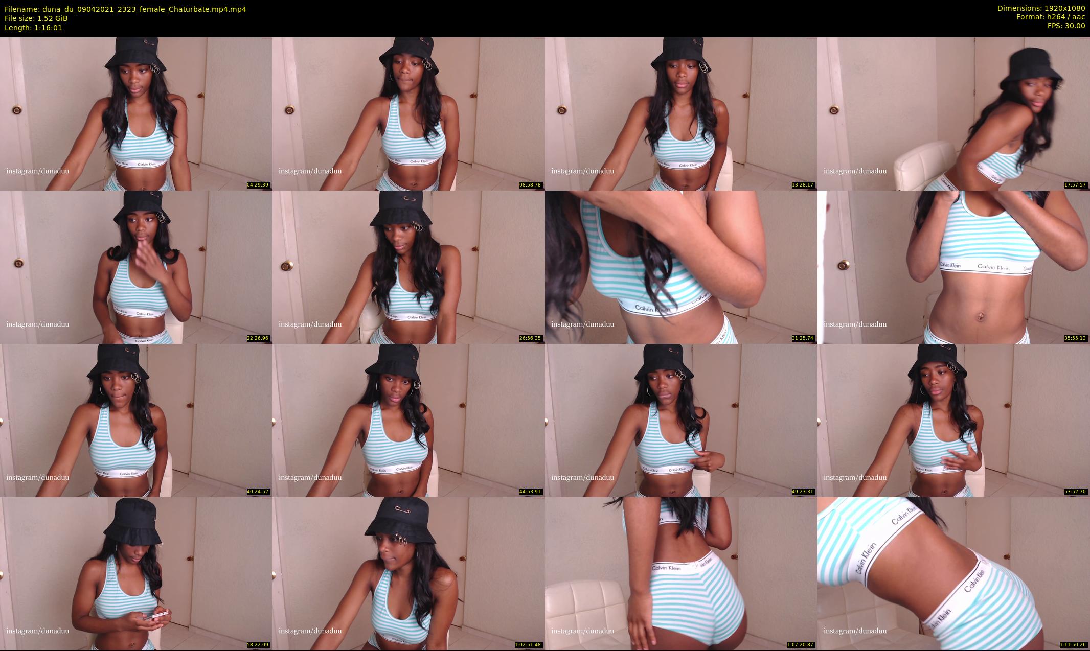 duna_du — 77 minute Chaturbate female cam show recording, 1080p, Apr 9, 2021
