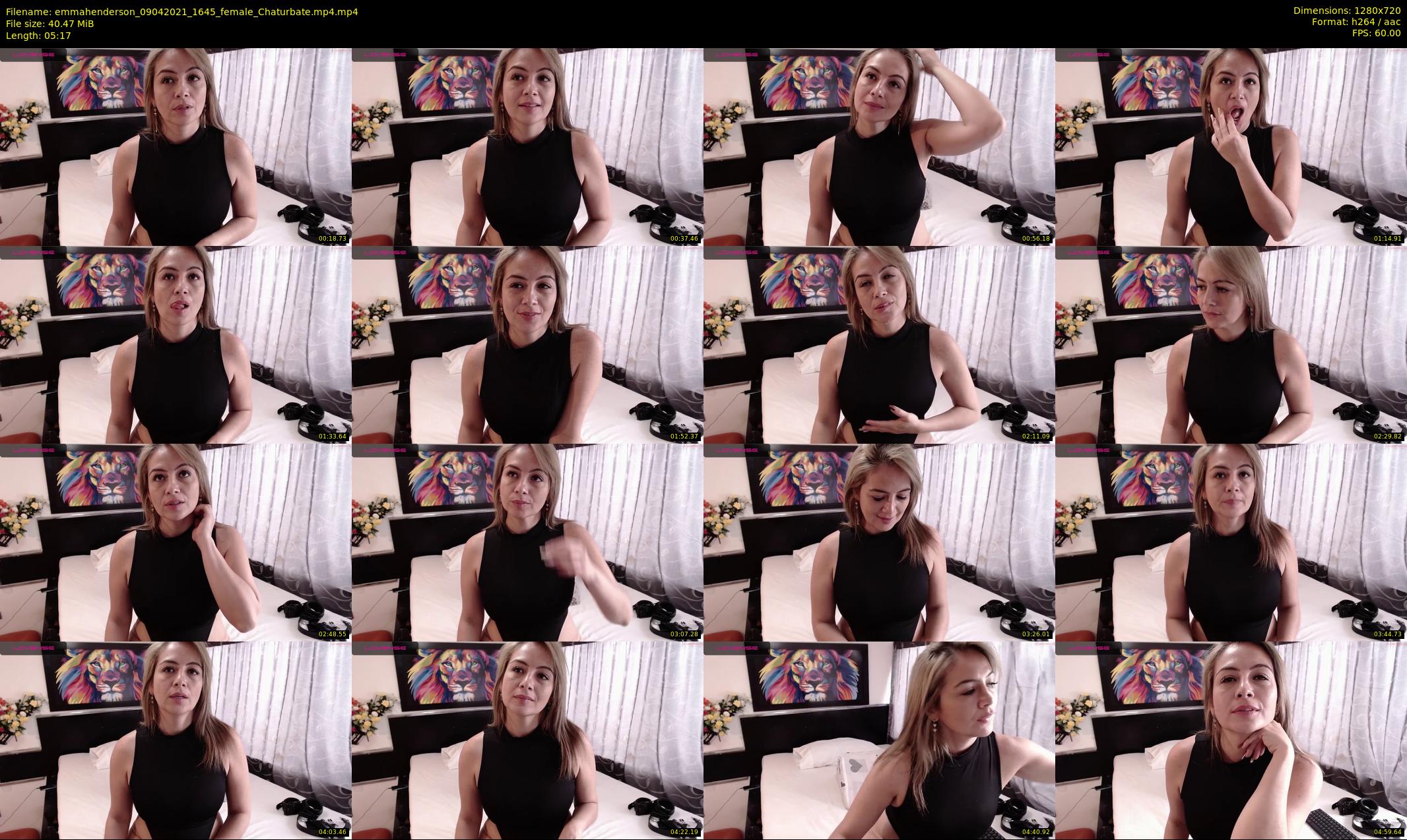 emmahenderson — 6 minute Chaturbate female cam show recording, 720p, Apr 9, 2021