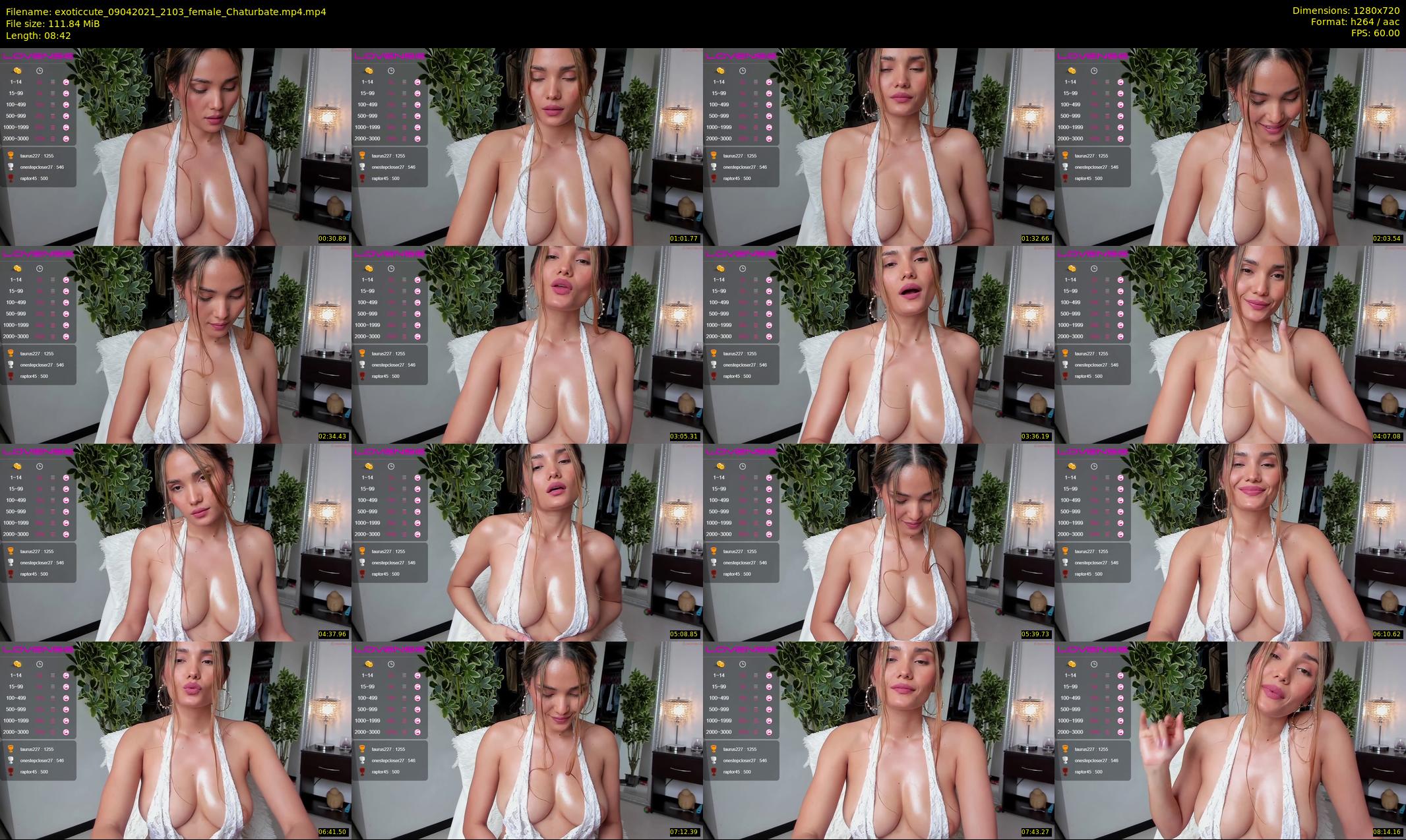 exoticcute — 9 minute Chaturbate female cam show recording, 720p, Apr 9, 2021